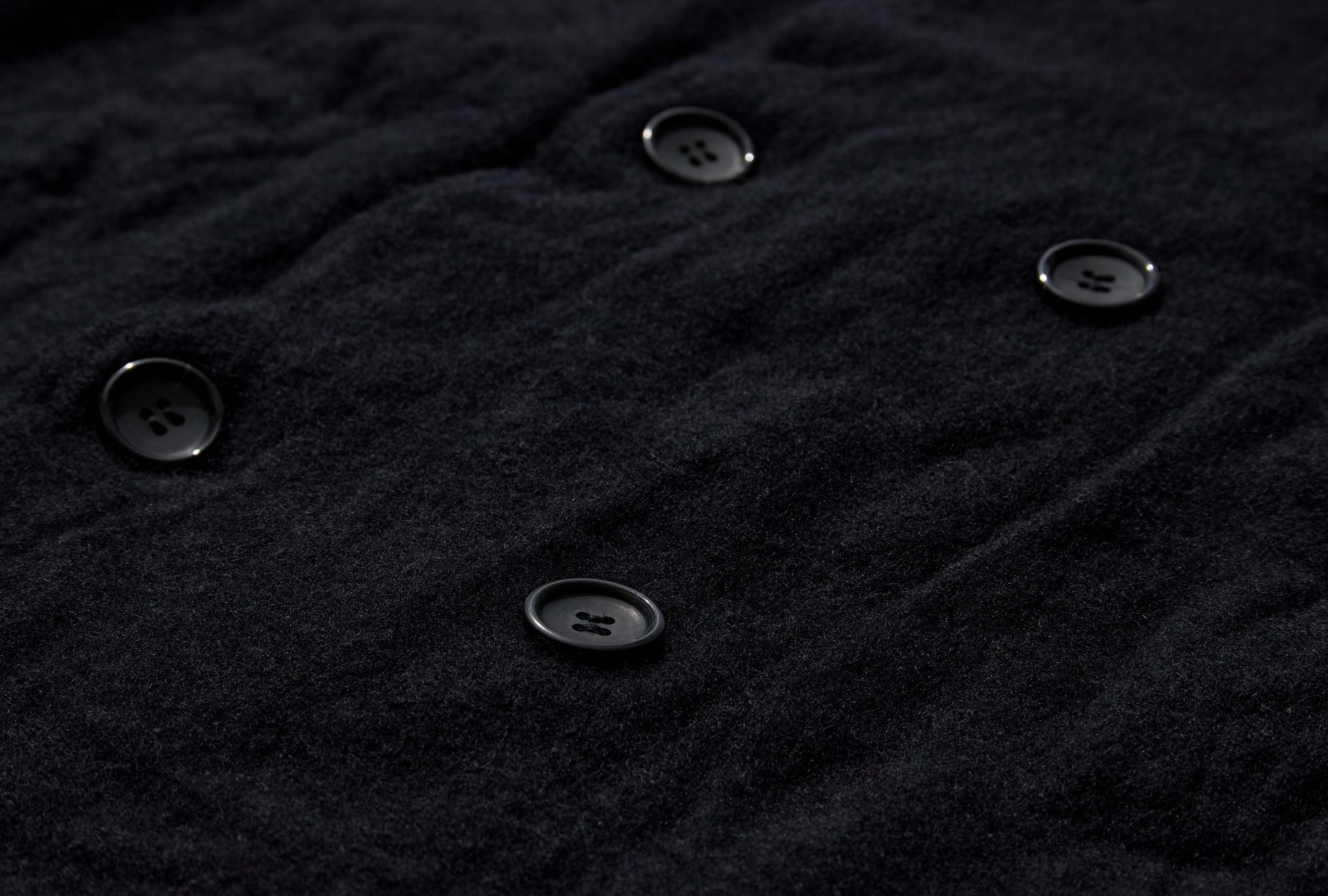 Comme Des Garçons Long-sleeved Casual Jacket In Black
