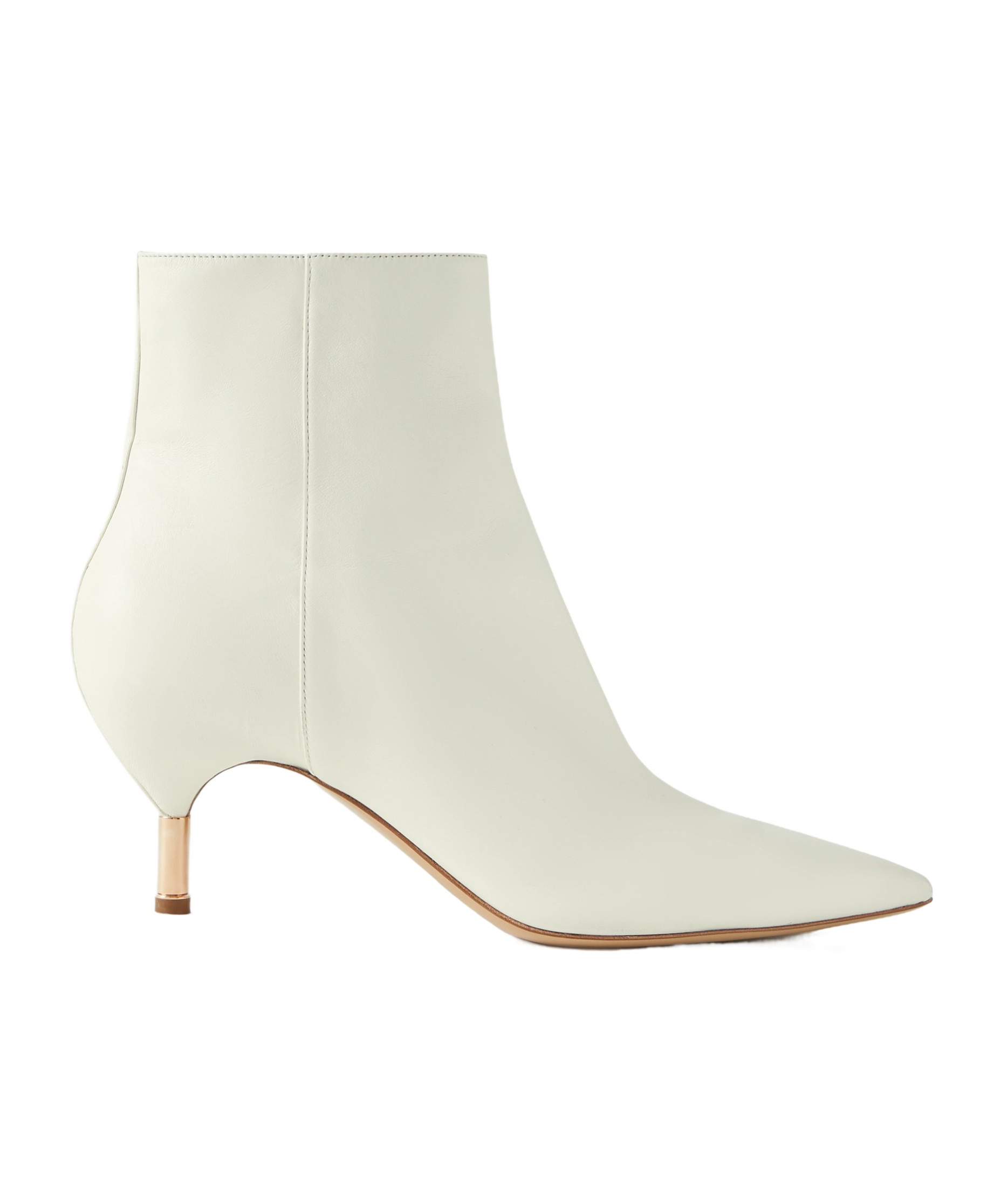 Gabriela Hearst Pointed-toe Ankle Boots In White