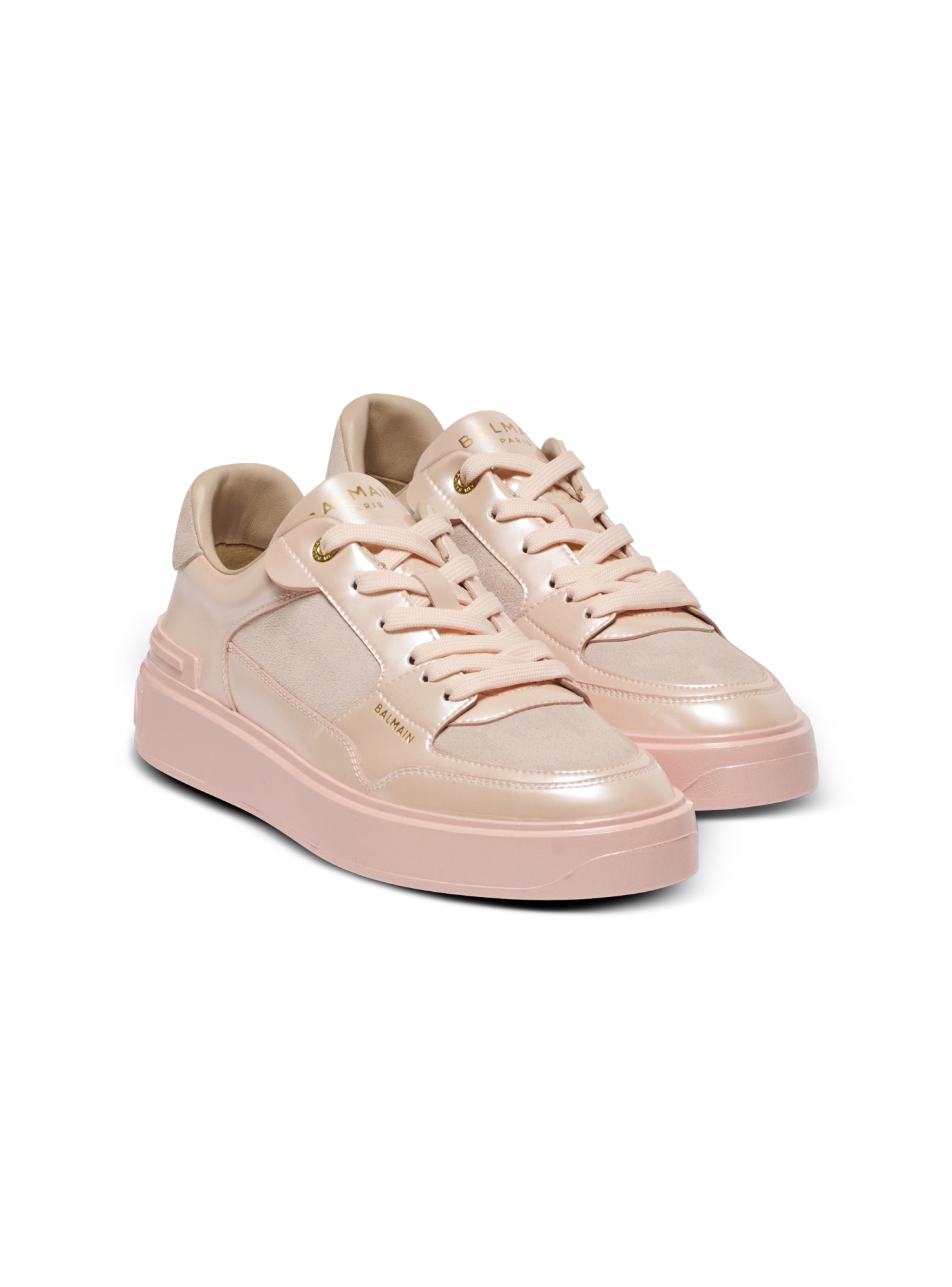 Balmain Iridescent B-court Flip Trainers