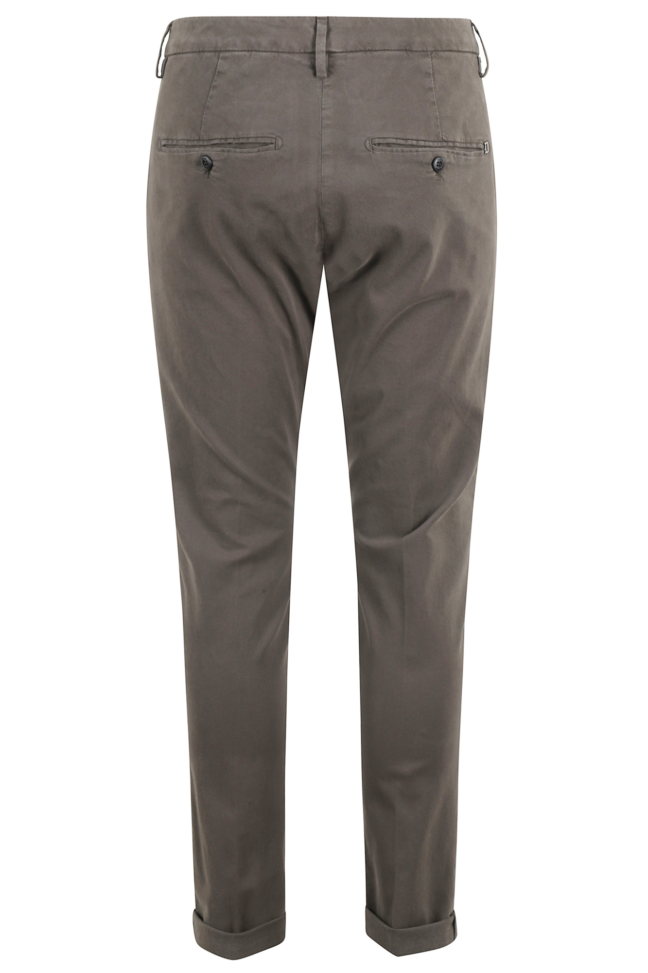 Dondup Gaubert - Slim-fit Gabardine Trousers In Gray