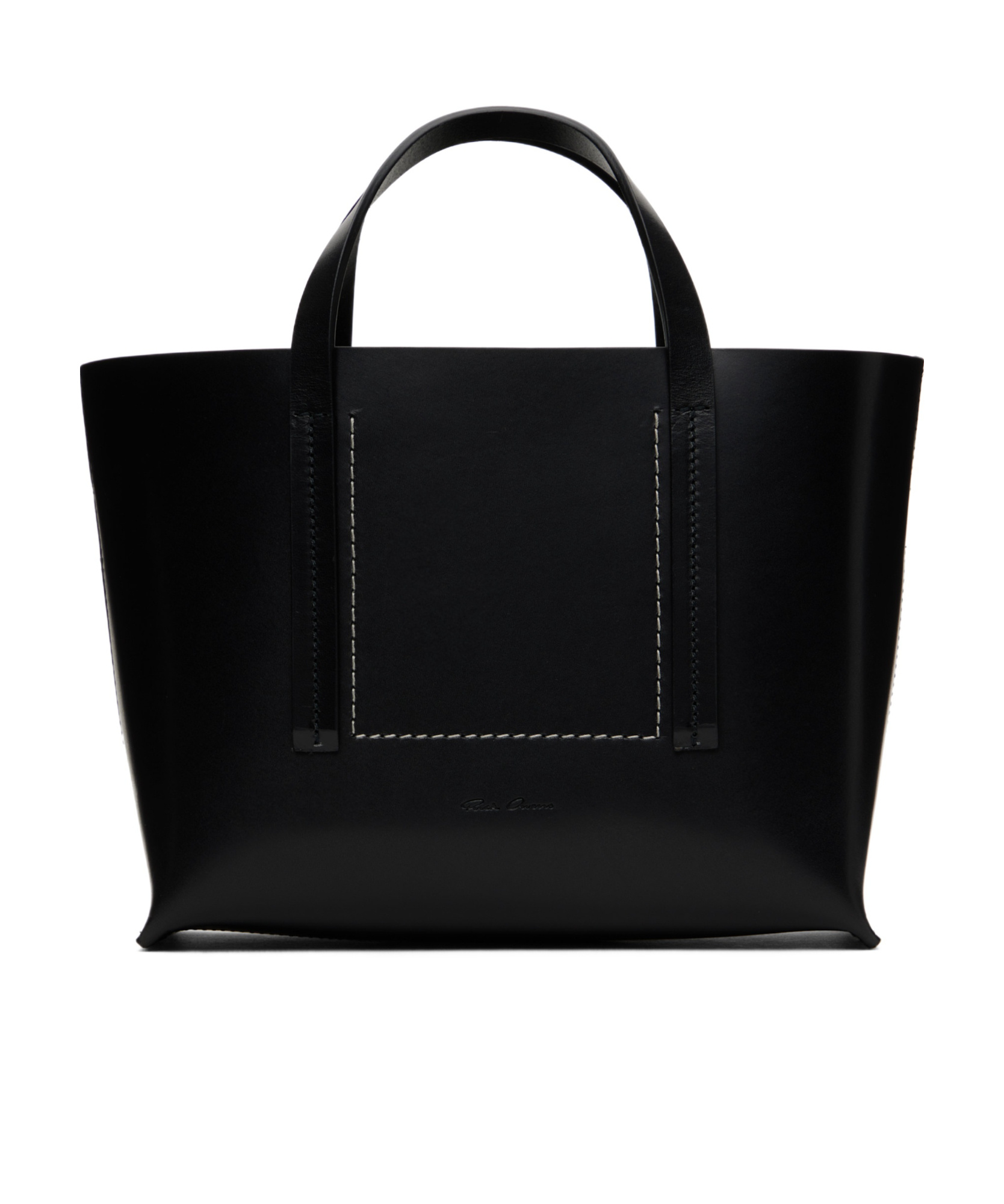 Rick Owens Double-handle Handbag In Black