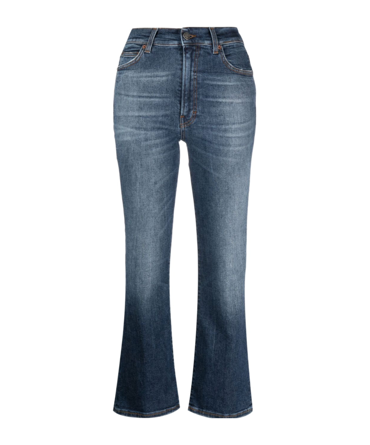Haikure Flared Denim Trousers