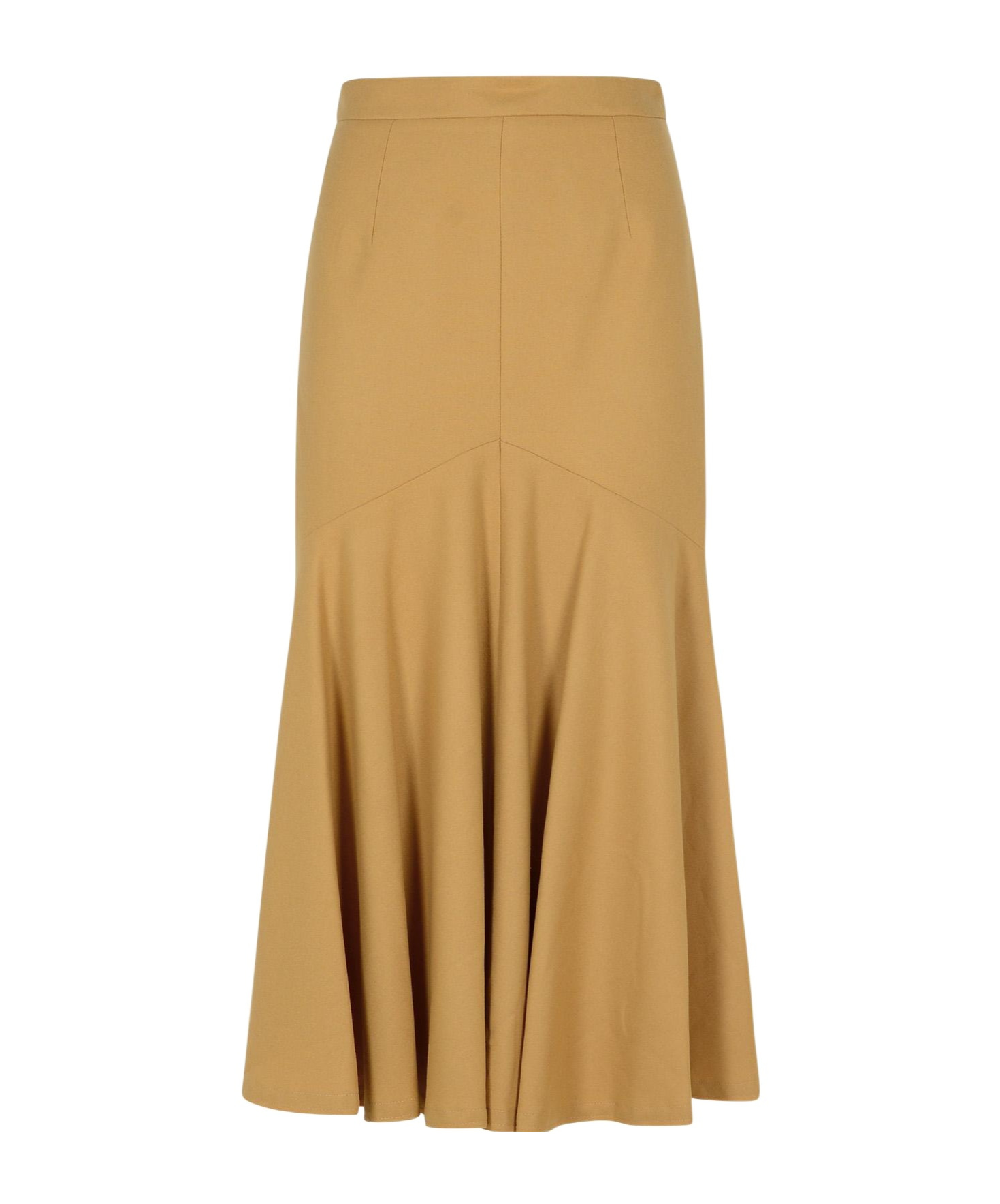 Patou Wool-blend Midi Mermaid Skirt