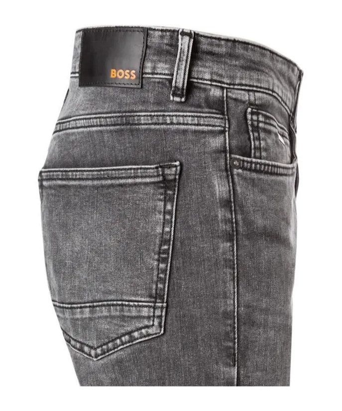 Hugo Boss Belt-loop Jeans In Black