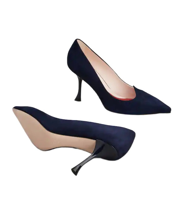 Roger Vivier I Love Vivier Pumps In Suede In Blue