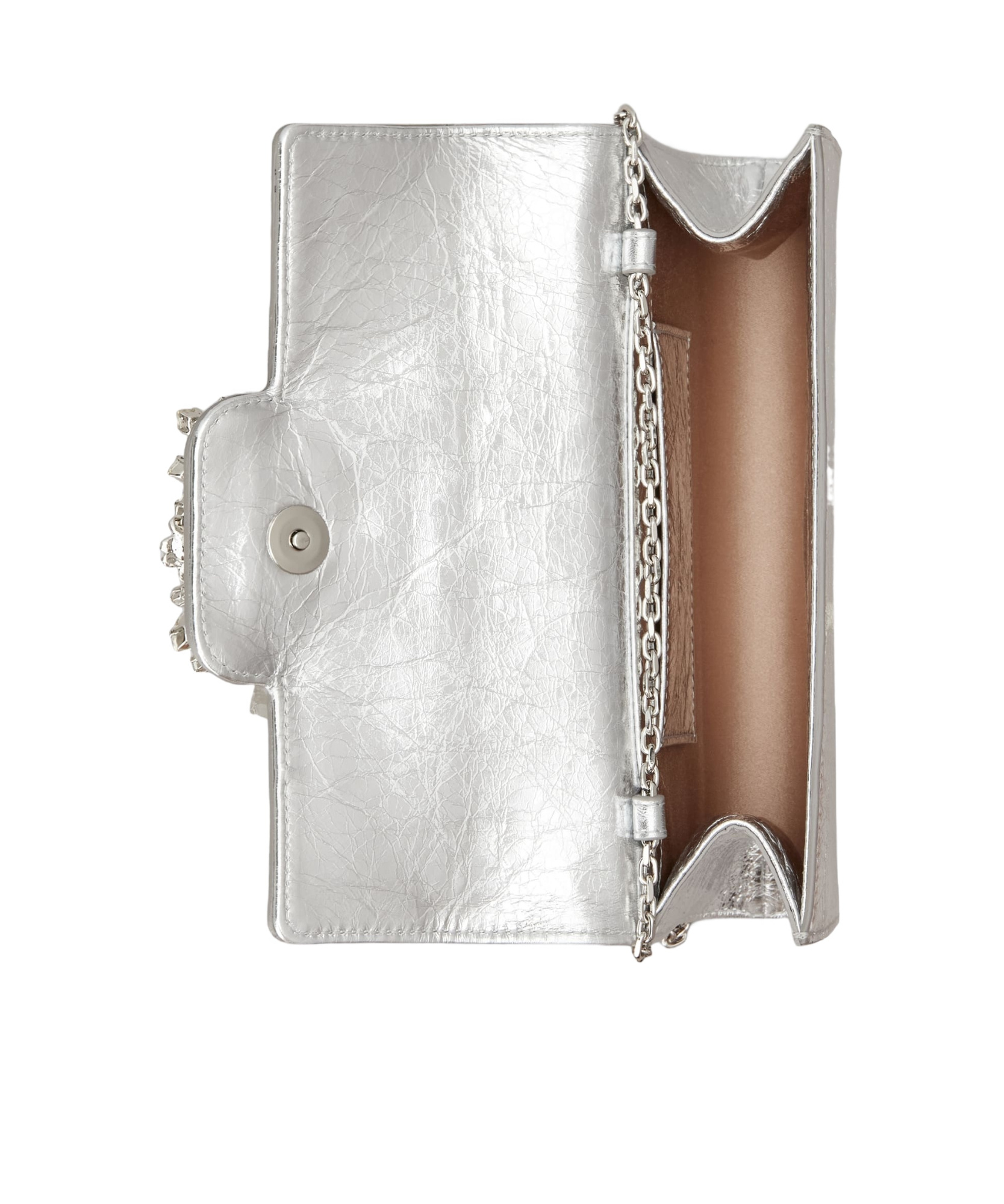 Roger Vivier Efflorescence Mini Shoulder Bag In White