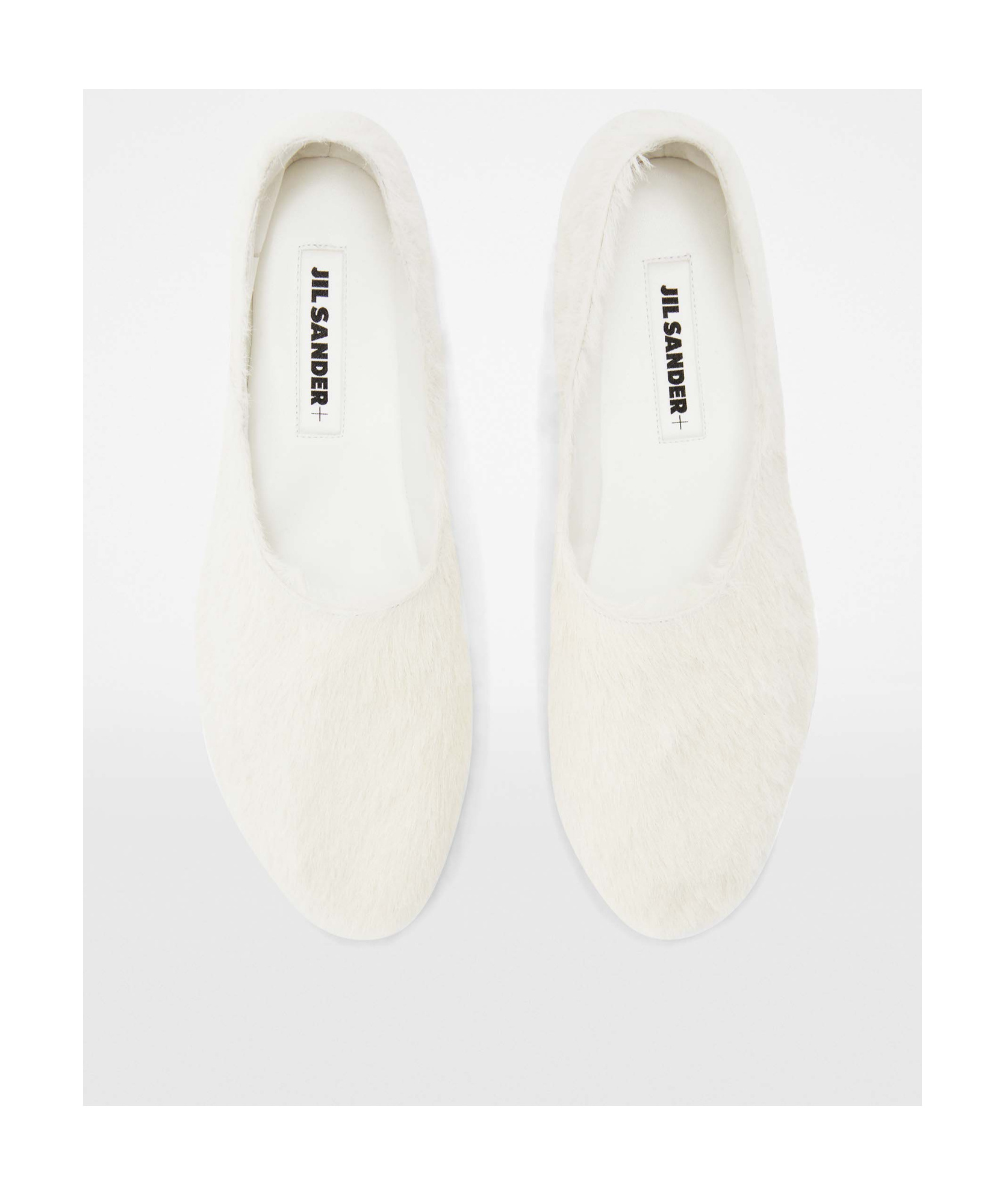 Jil Sander Flat Slip-on Shoes In White