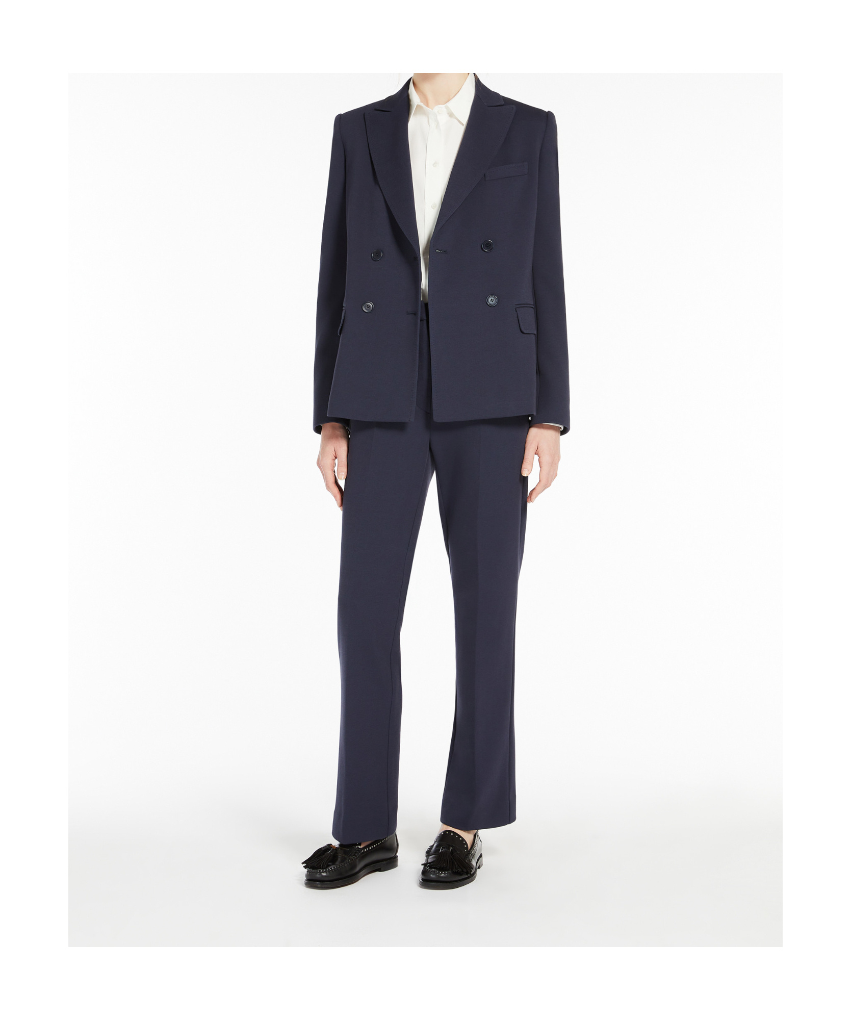 Weekend Max Mara Long-sleeved Shirt In White