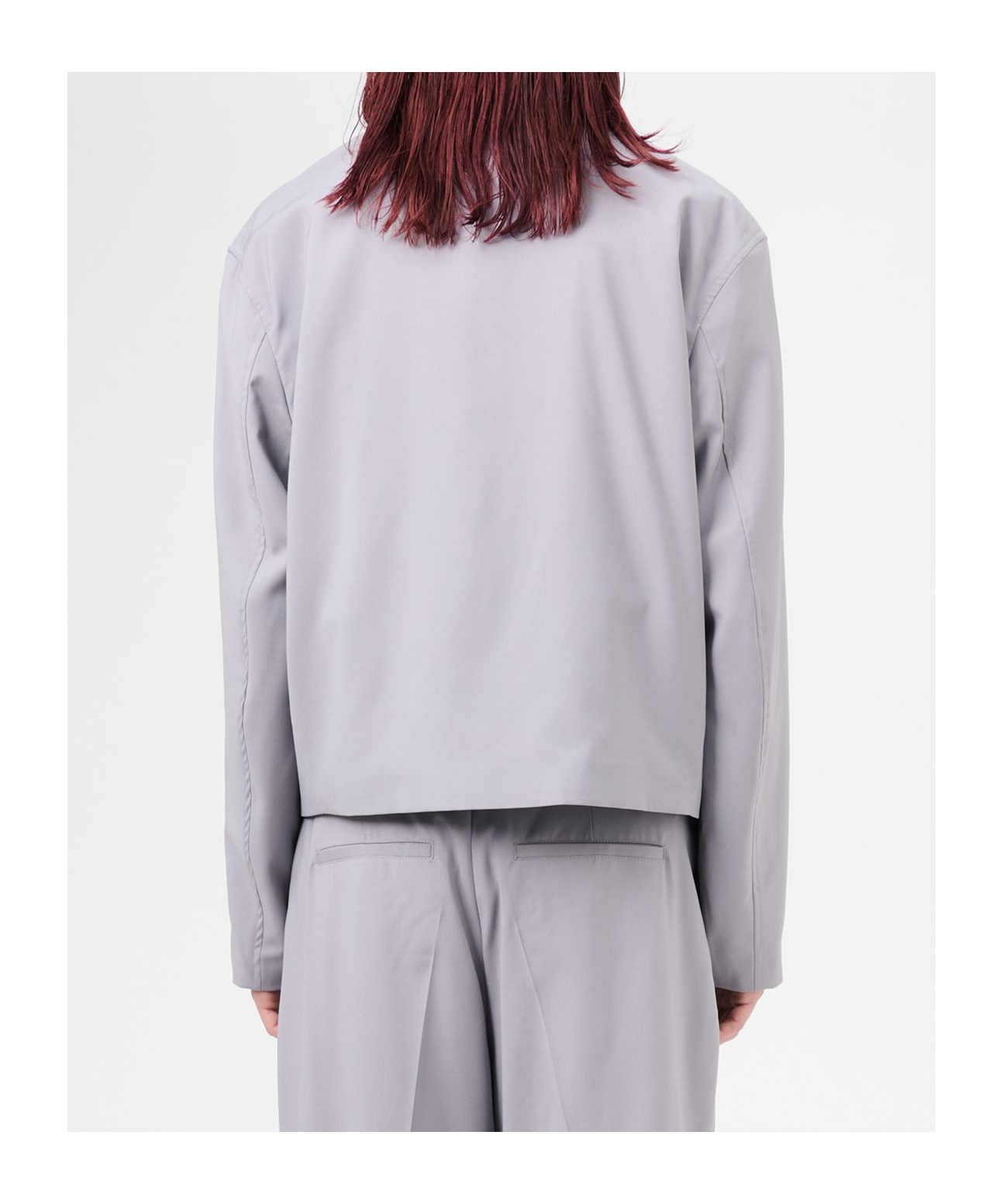 Our Legacy Purple Mini Jacket In Gray