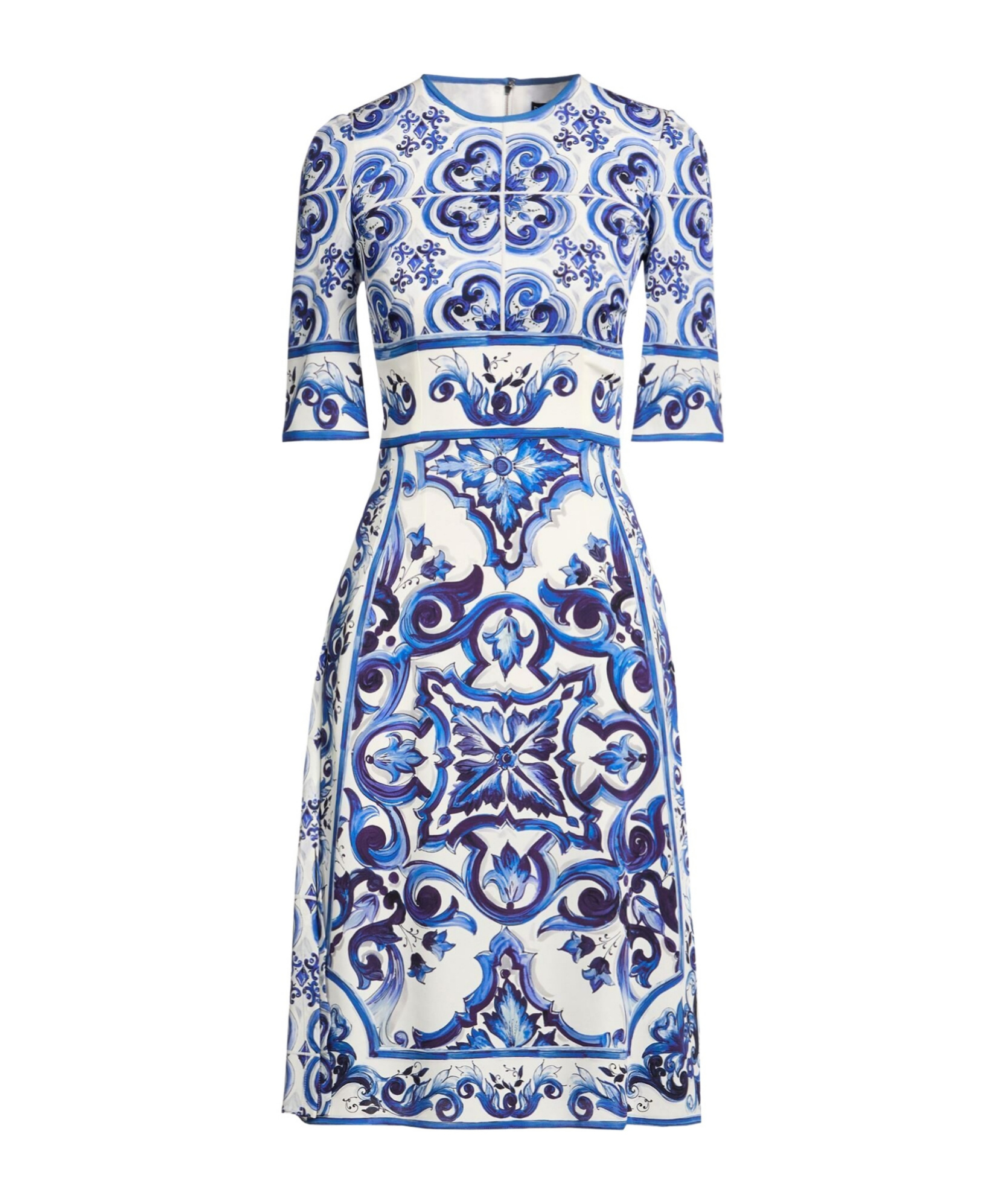 Dolce & Gabbana Midi Dresses In Blue