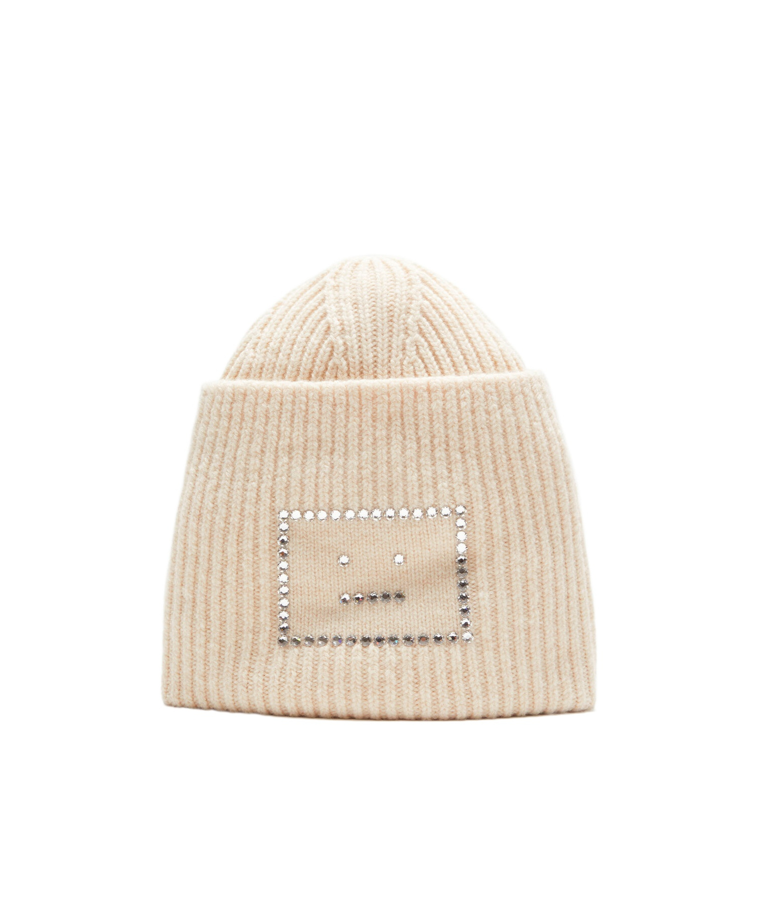 ACNE STUDIOS CRYSTAL-EMBELLISHED WOOL BEANIE