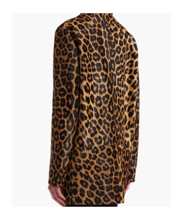 Khaite Leopard-print Mini Dress In Animal Print