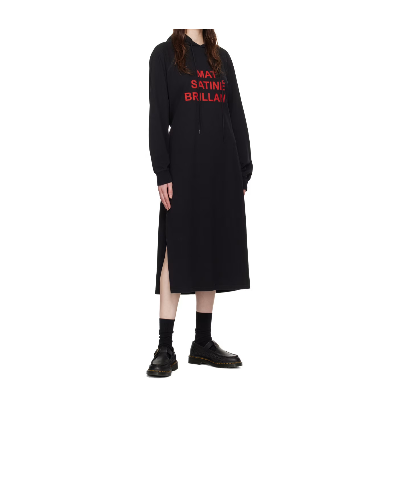 Dr. Martens' Pin Buckle Strap Loafers With Upper In Black