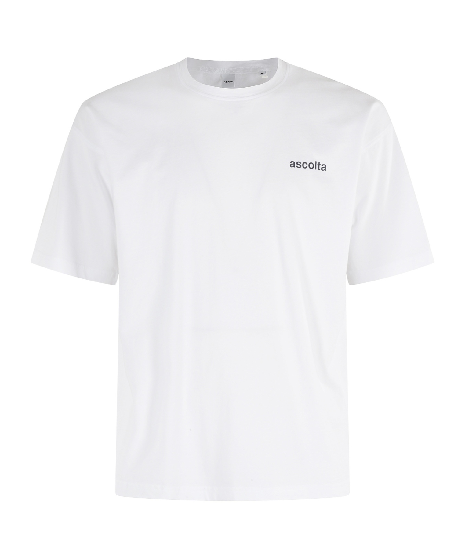 Aspesi Short Sleeve Lightweight Crew Neck T-shirt In Gray