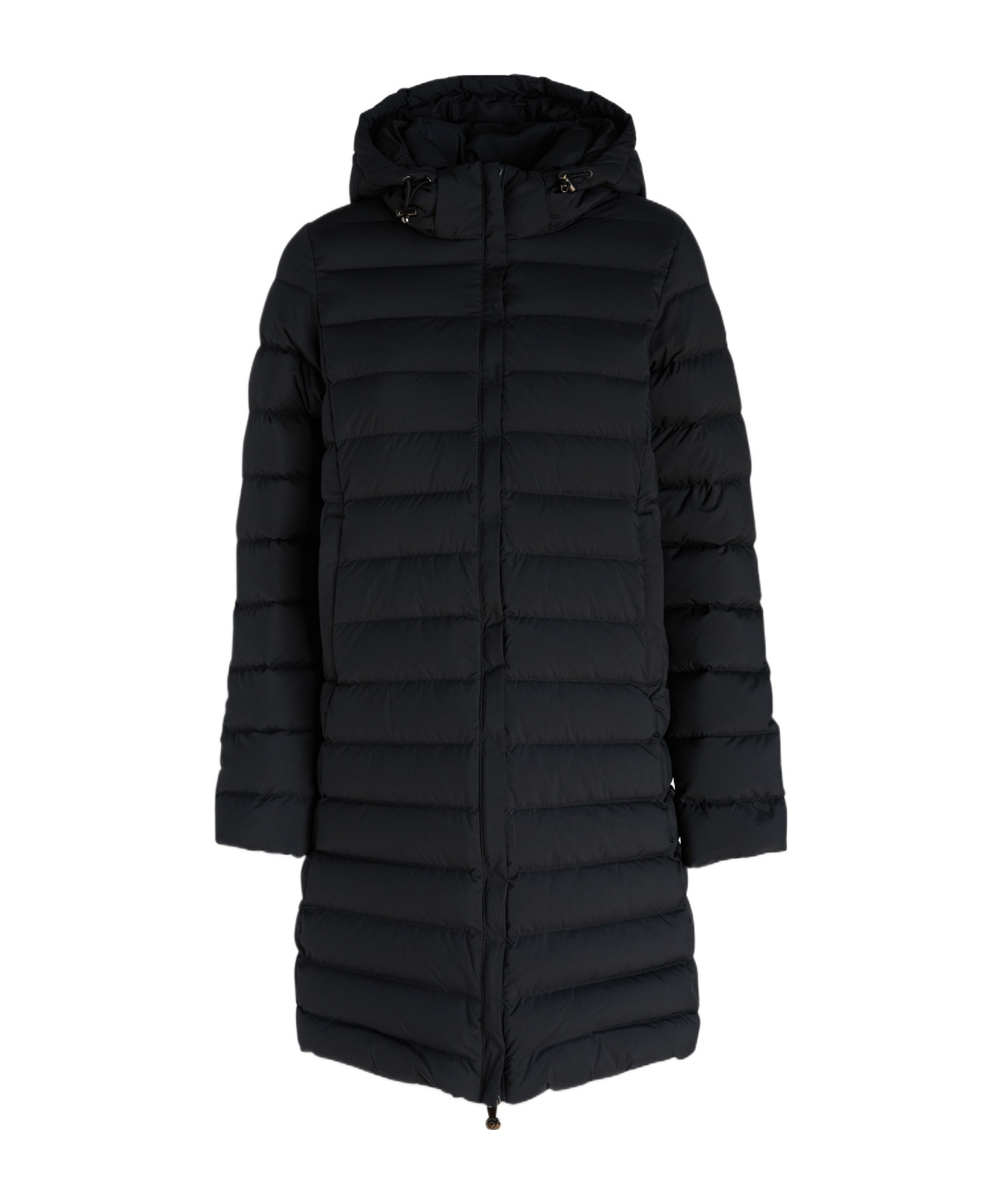 Pyrenex Quilted Hooded Jacket In Black