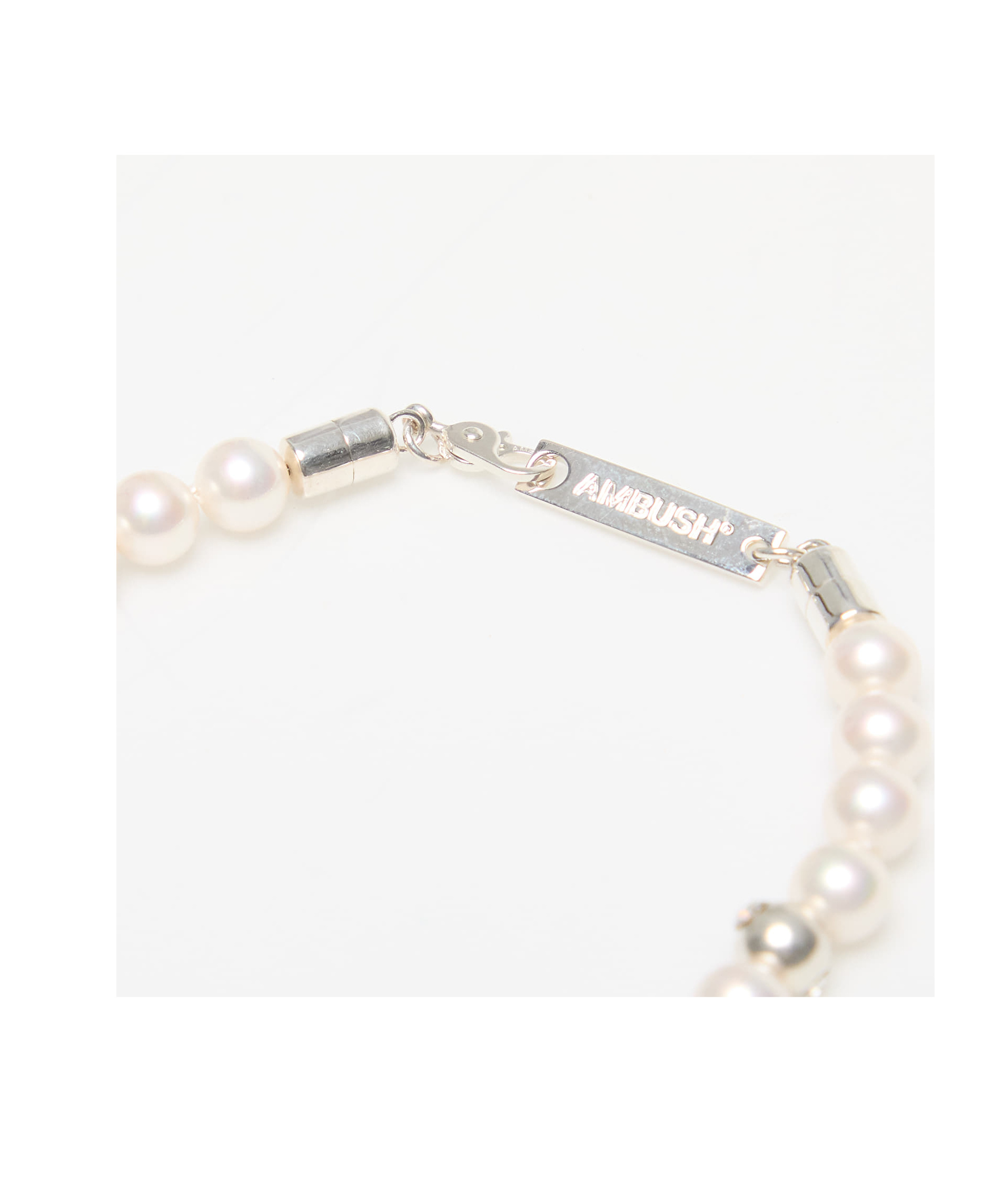 Ambush Letter Bracelet In White