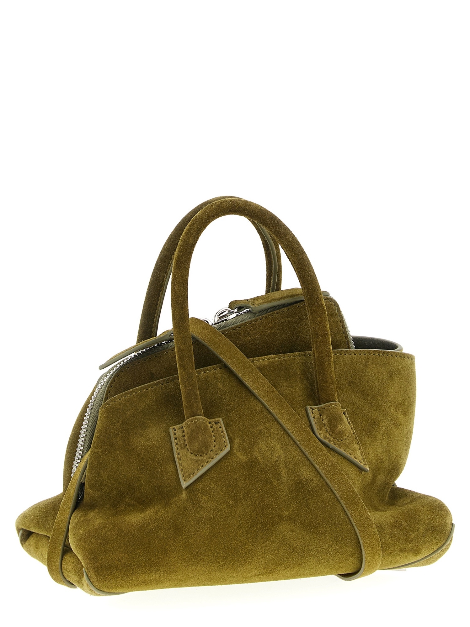 Attico La Passeggiata Mini Handbag In Brown