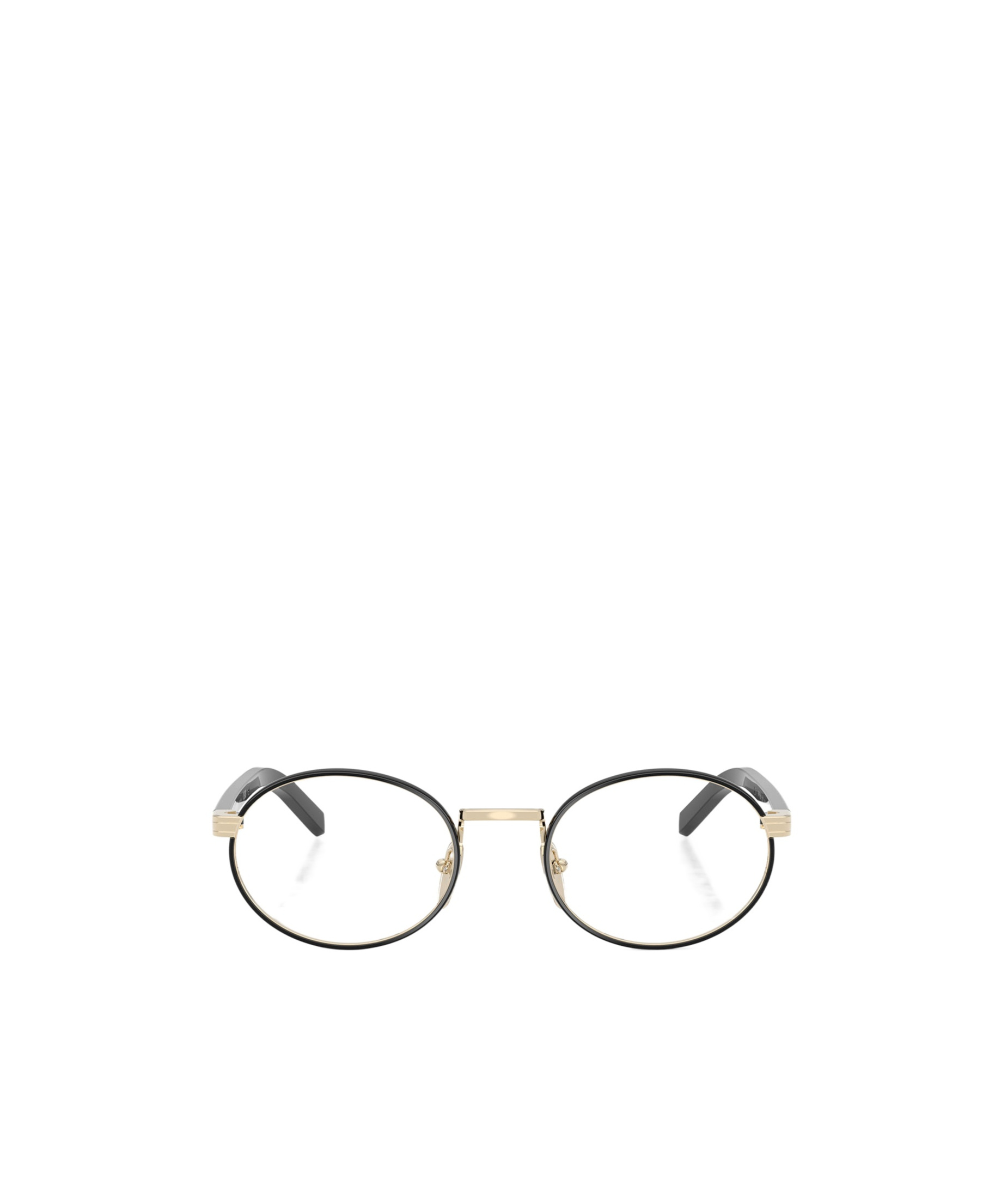 Prada Round Frame Mirror In White