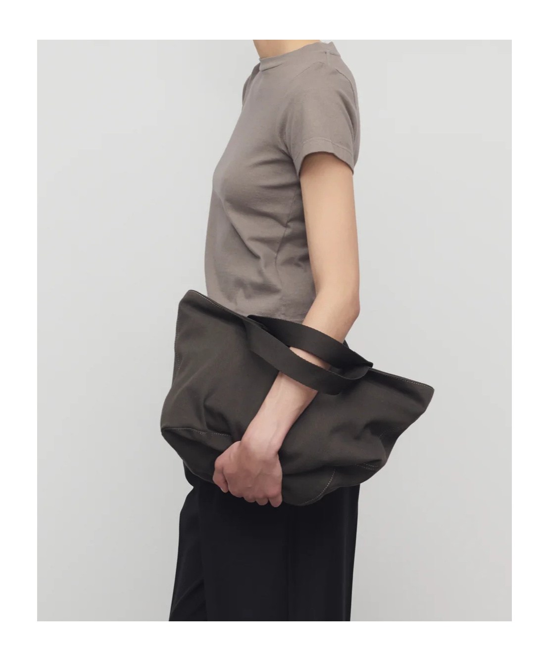 The Row Short Sleeve T-shirt In Brown