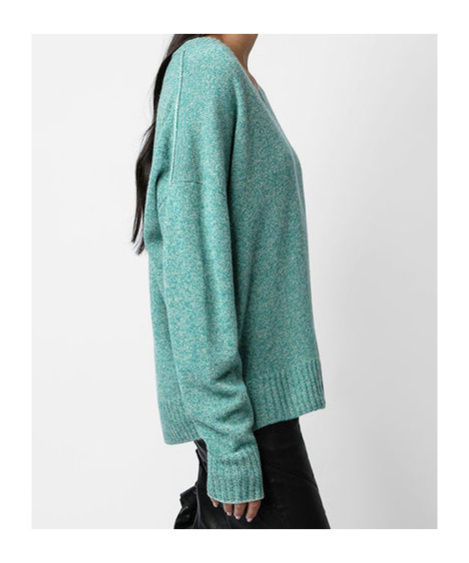 Zadig & Voltaire V-neck Sweater In Blue