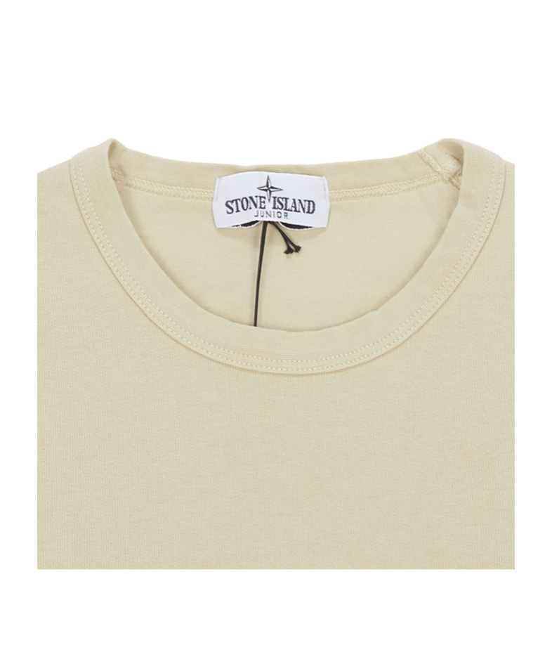 Stone Island Long Sleeve Sweatshirt In Sand-colored