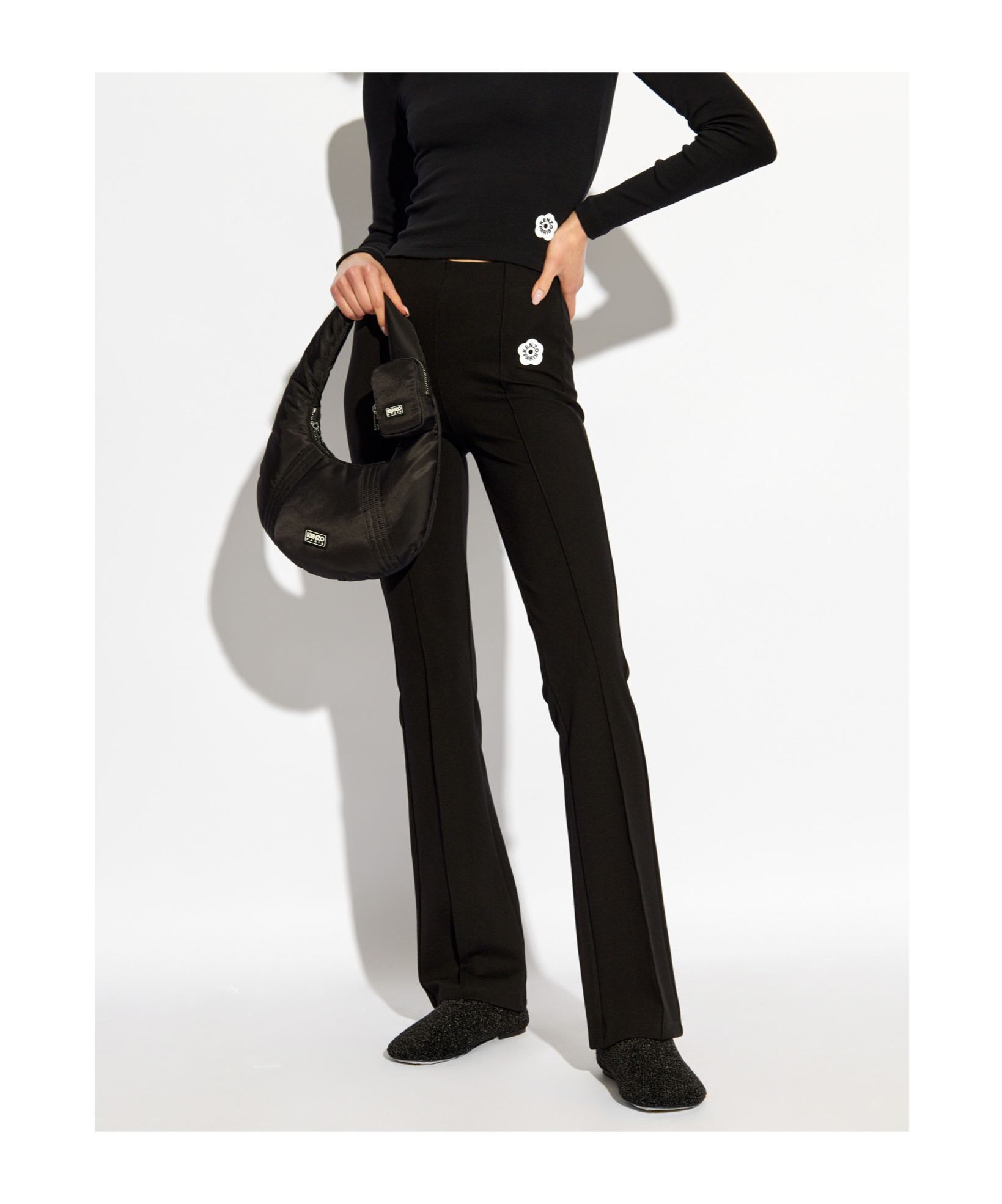 Kenzo Pants Woman Color Black In Black