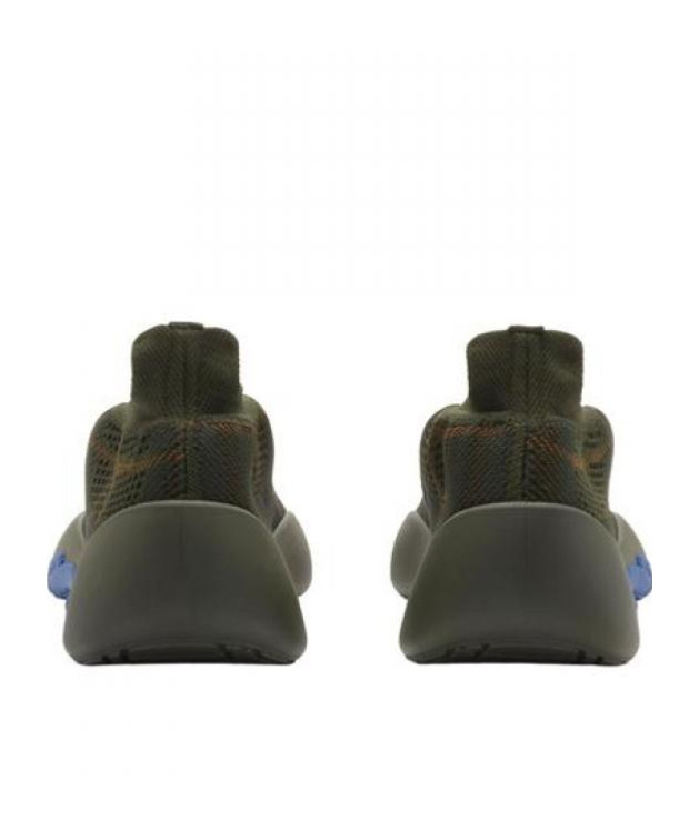 Burberry Check Knit Neptune Sneakers In Black