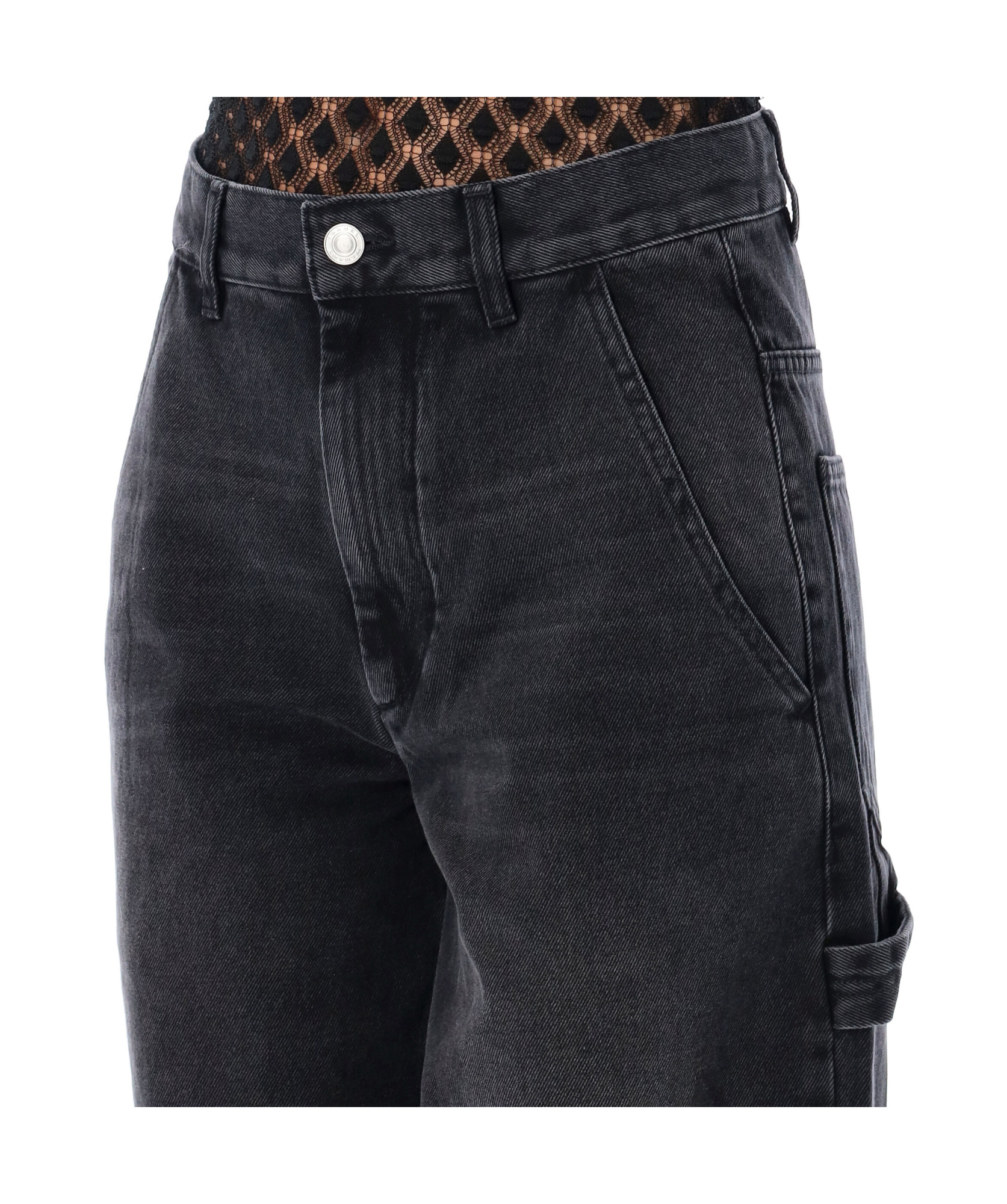 Isabel Marant Work Jeans In Black