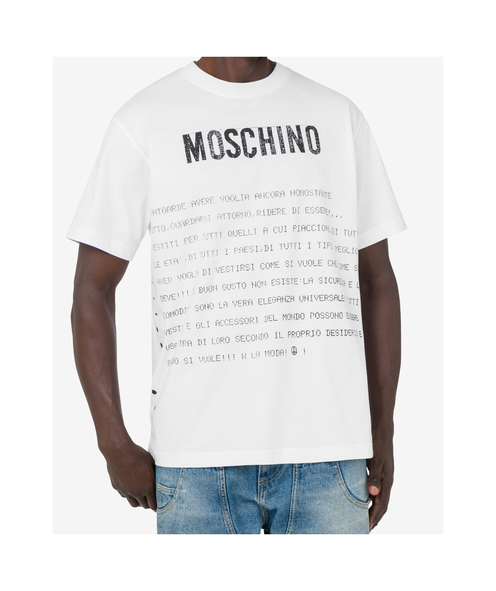 Moschino Short-sleeved T-shirt In White