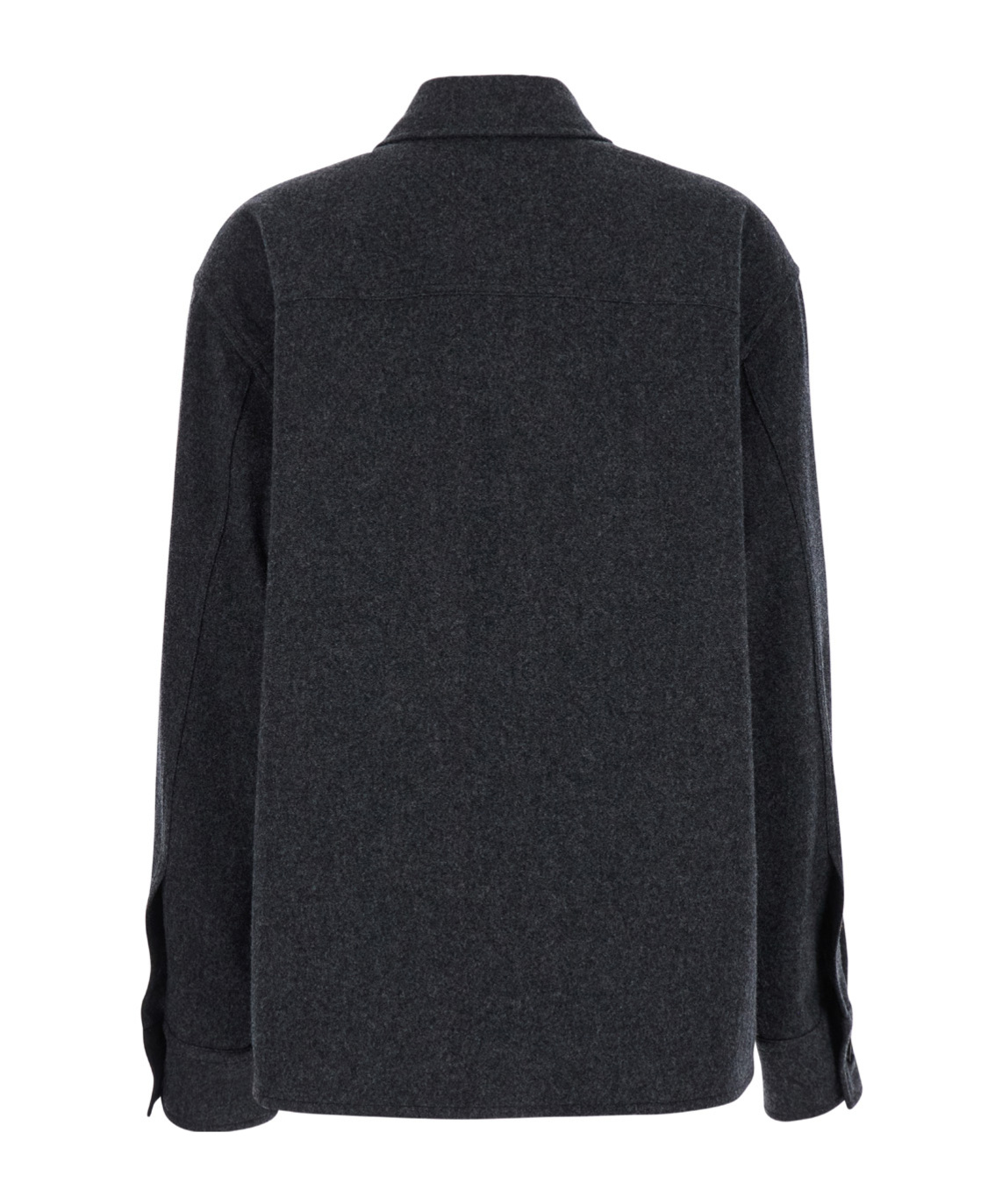 Jil Sander Grey Shirt With Buttons In Black