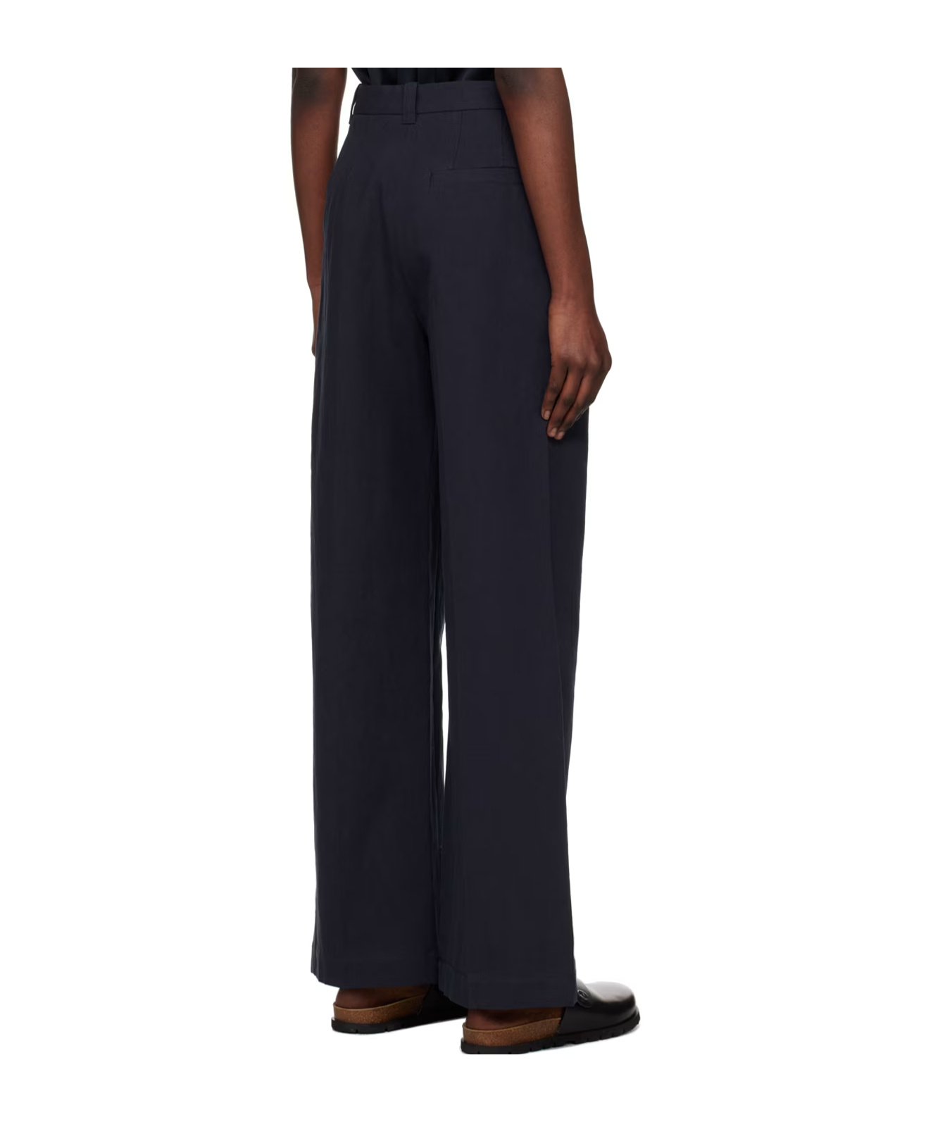 Apc Tressie High-rise Casual Pants In Black
