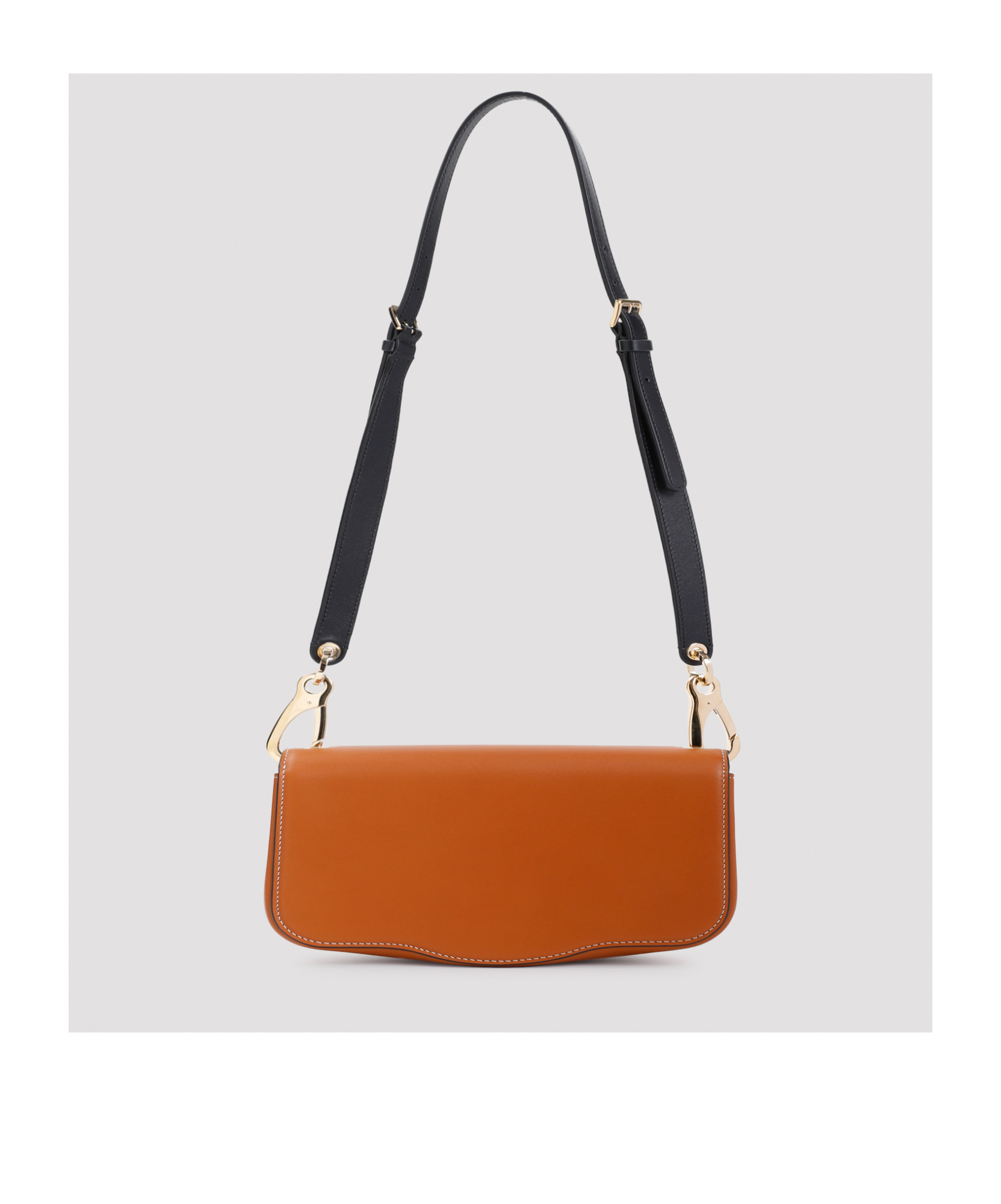 Valentino Logo 1 Small Shoulder Bag In Brown