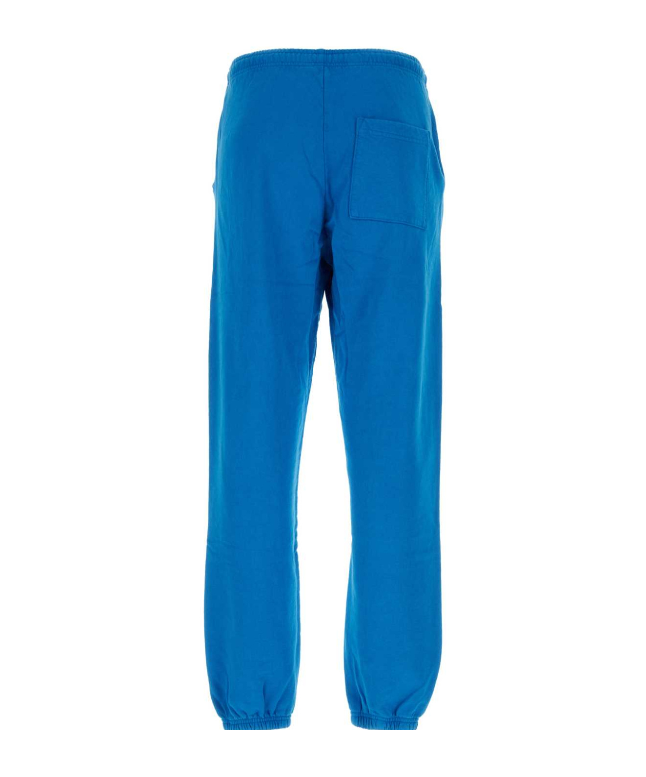 Sporty And Rich Logo Printed Sweatpants In Blue