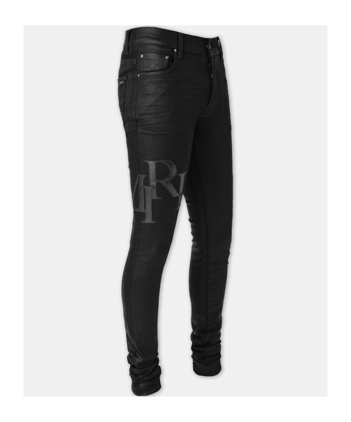 Amiri Stack Jeans In Black