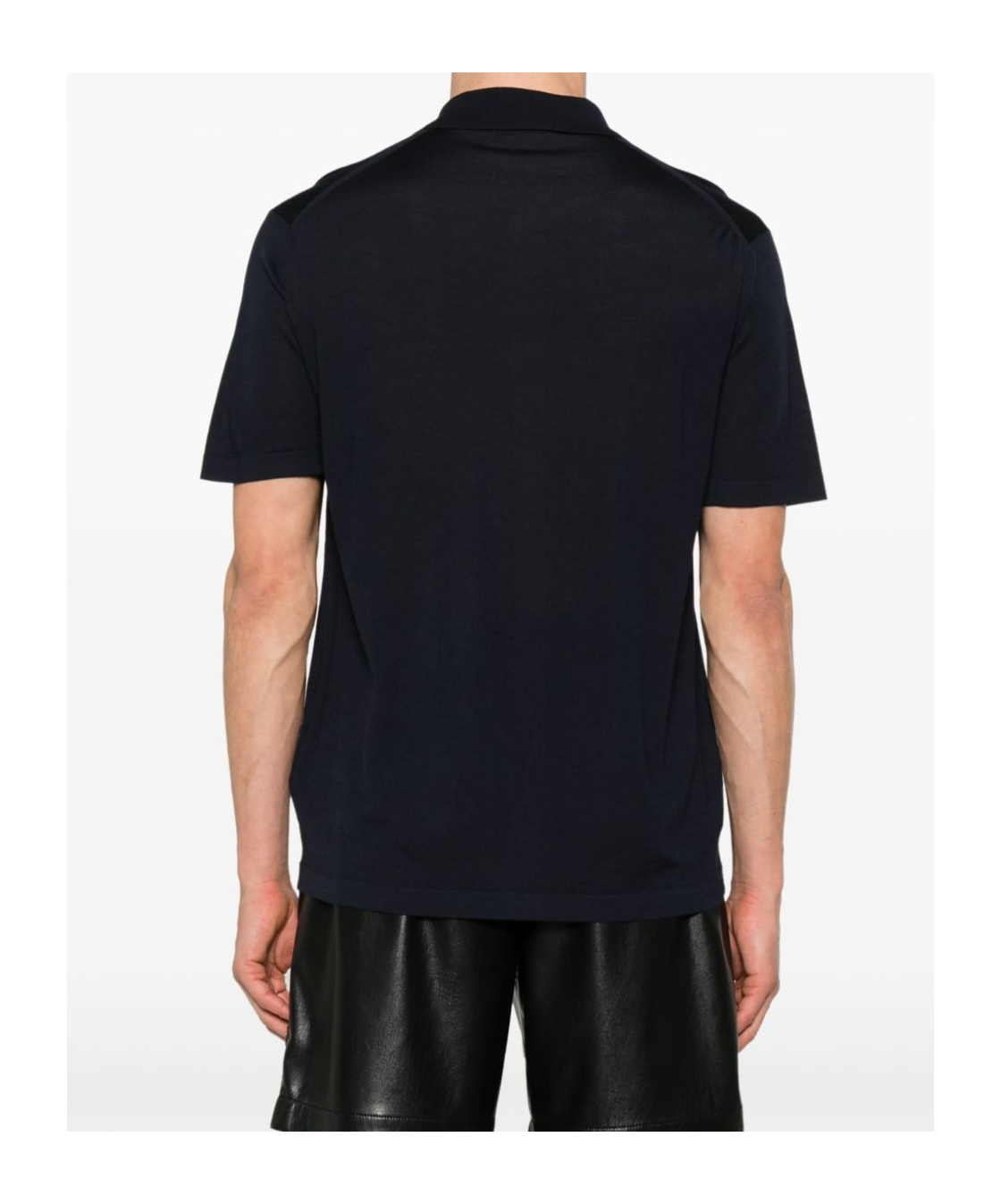Prada Logo-embroidered Shirt In Blue