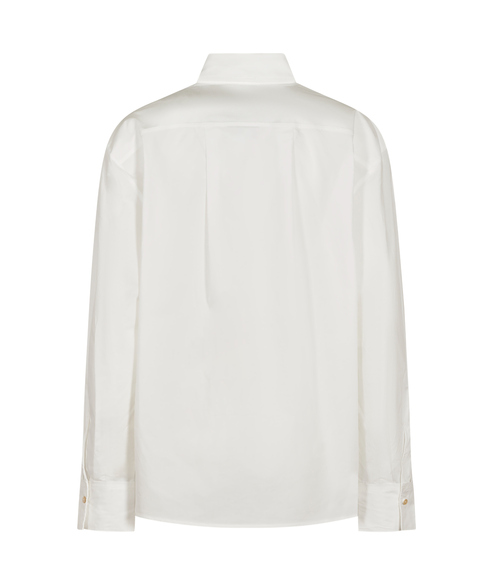 Forte Forte Structured White Shirt With Button-down Front