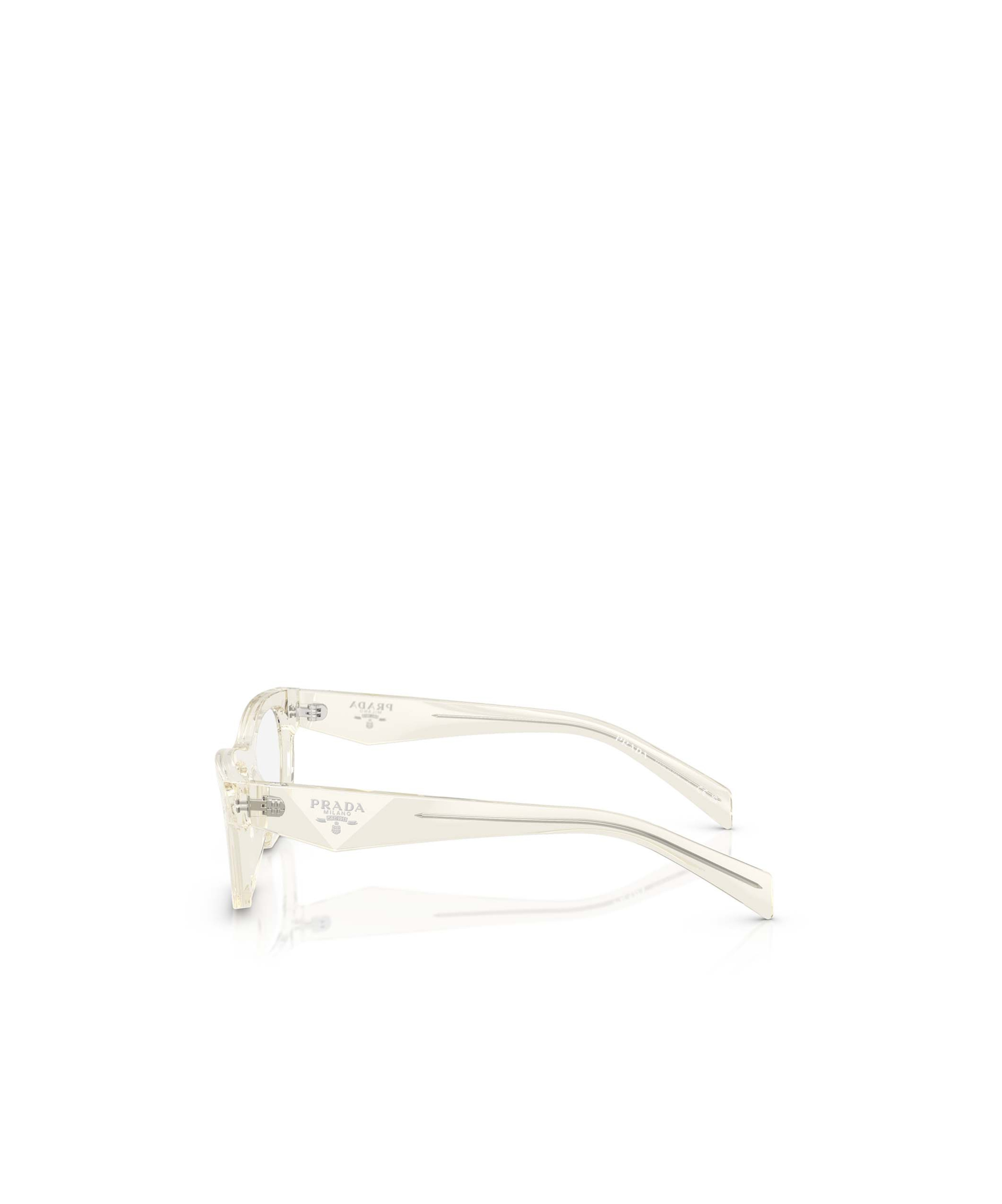 Prada Pr B01v 19x1o1 Trasparente Giallo Chiaro Glasses In Transparent