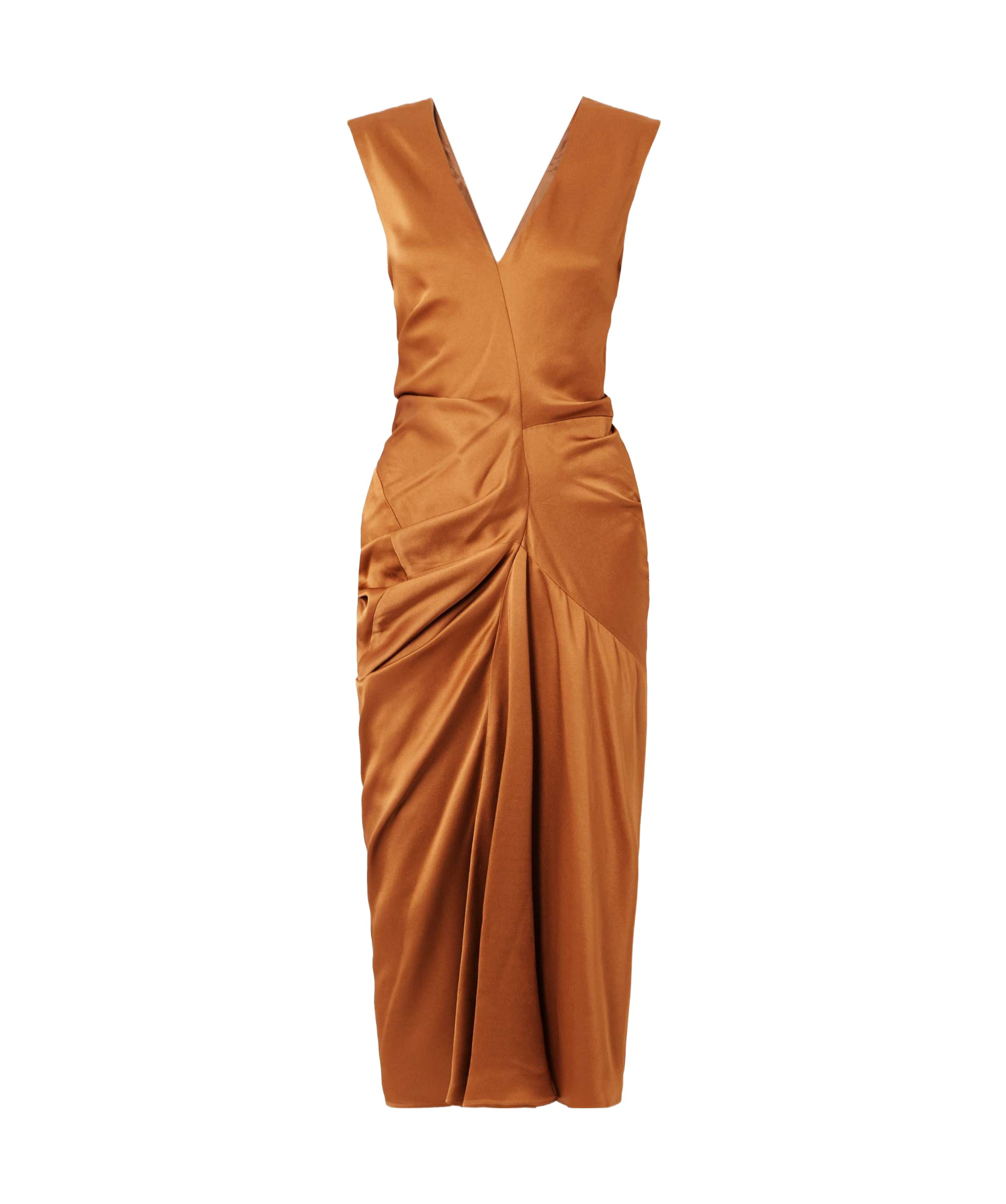 DRIES VAN NOTEN PLEATED MID-LENGTH DRESS