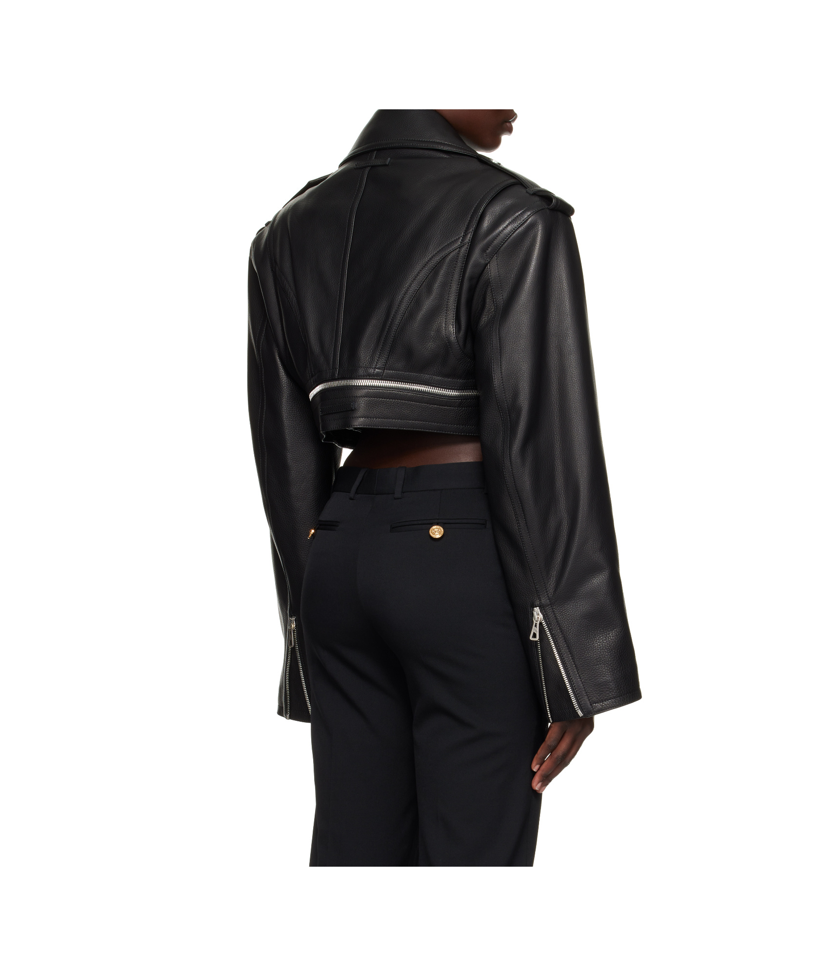Jean Paul Gaultier 'the Cropped Perfecto' Leather Jacket