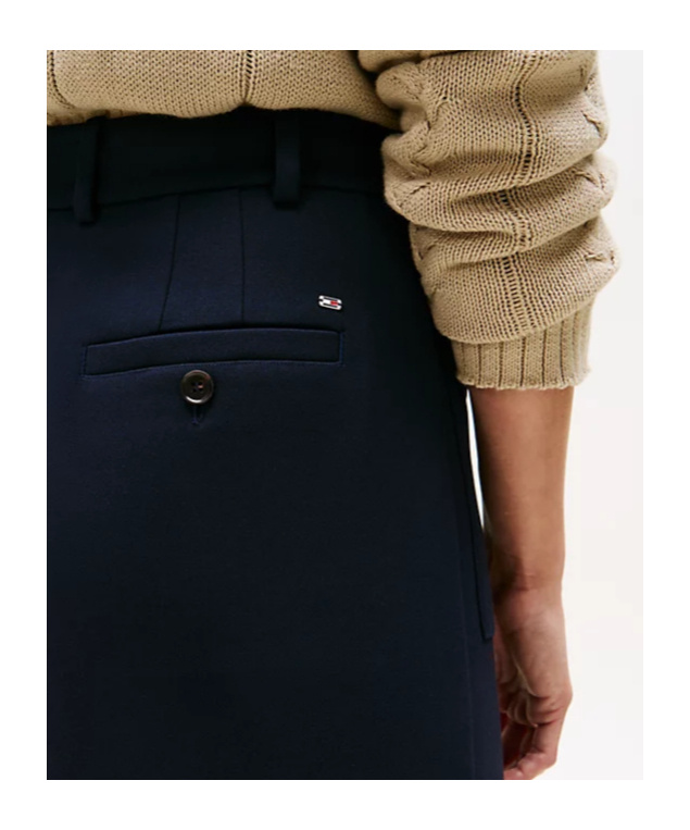 Tommy Hilfiger Tailored Midi Skirt In Blue