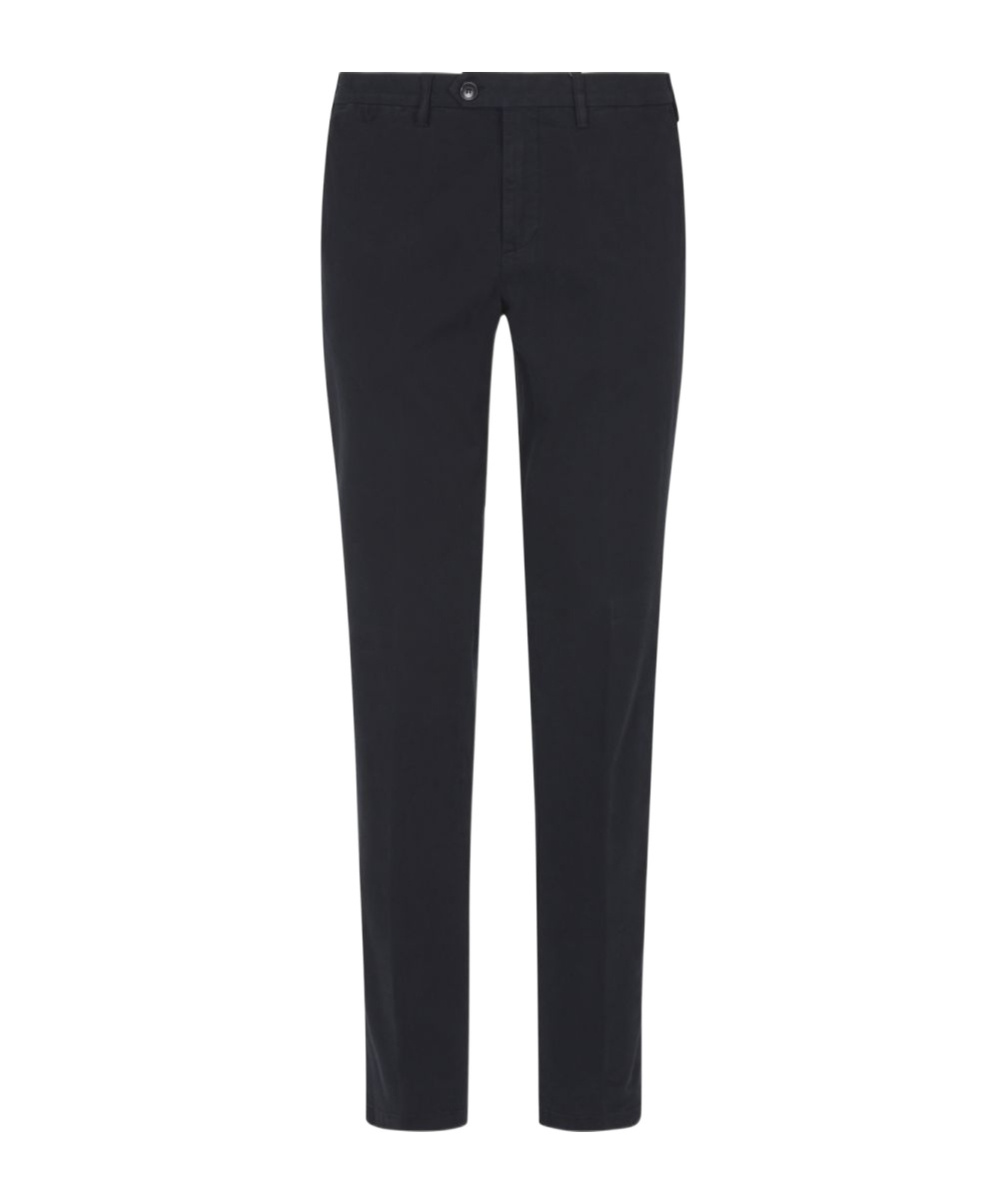Canali Skinny Trousers In Black