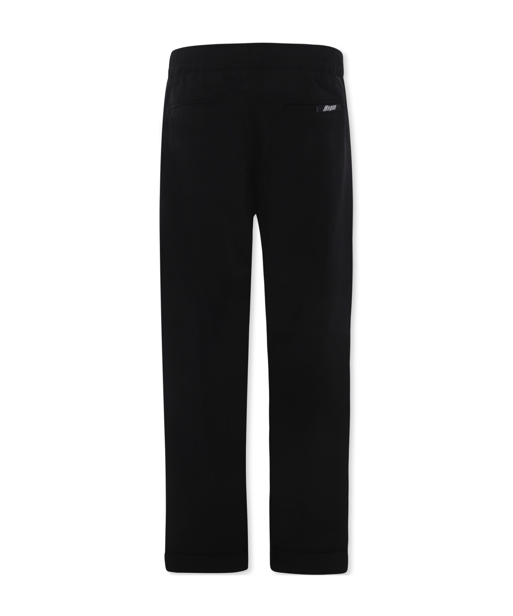 Msgm Slim-leg Trousers In Black