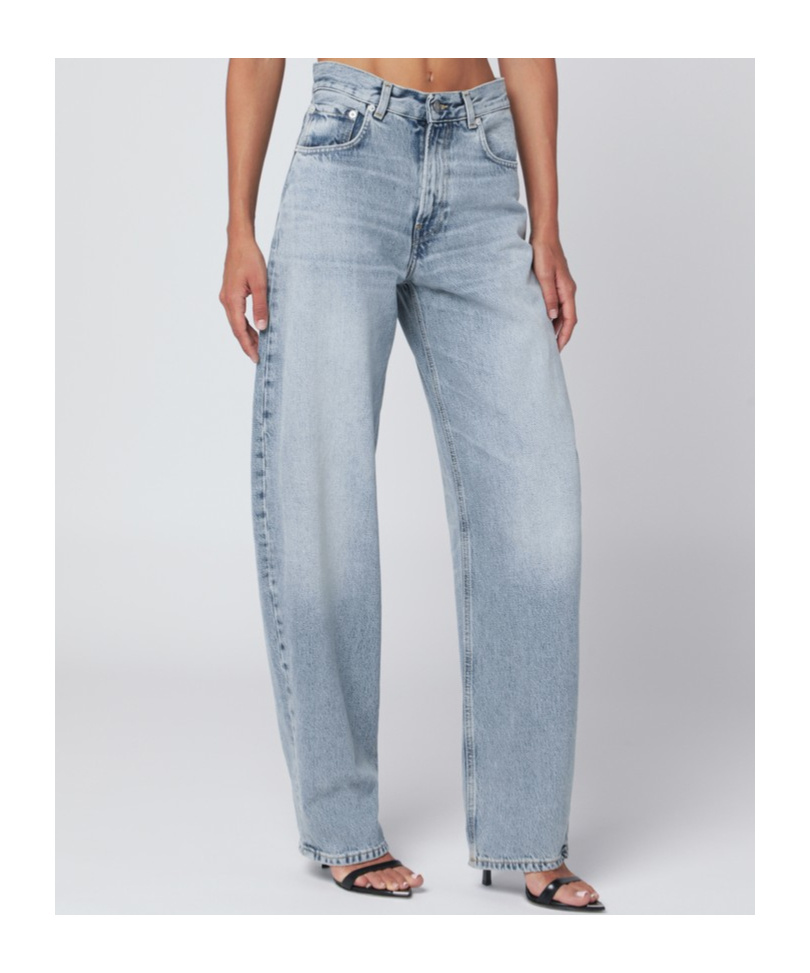 Haikure Five-pocket Denim Trousers In Blue