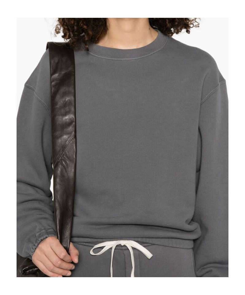 Shop Autry Jersey-texture Sweatshirt In Gray
