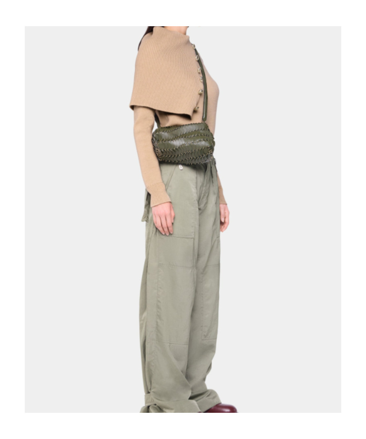 Rabanne Beige Sweater In Brown
