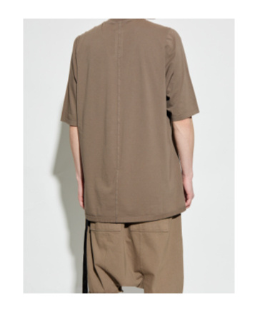 Rick Owens Drkshdw Short-sleeved T-shirt In Brown
