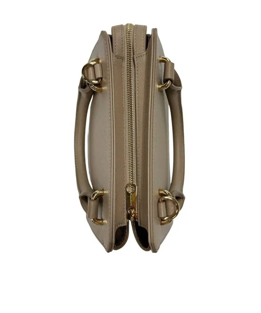 Burberry Double Handle Shoulder Bag In Green