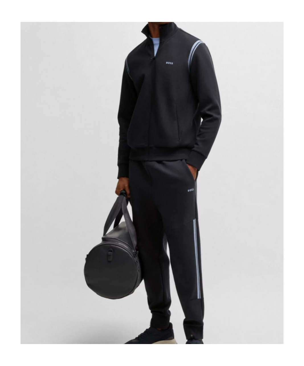 Hugo Boss Long-sleeved Sports Suit In Black