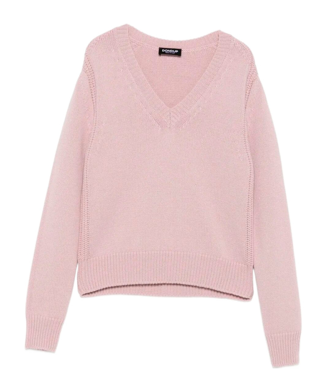 Dondup V-neck Sweater In Pink
