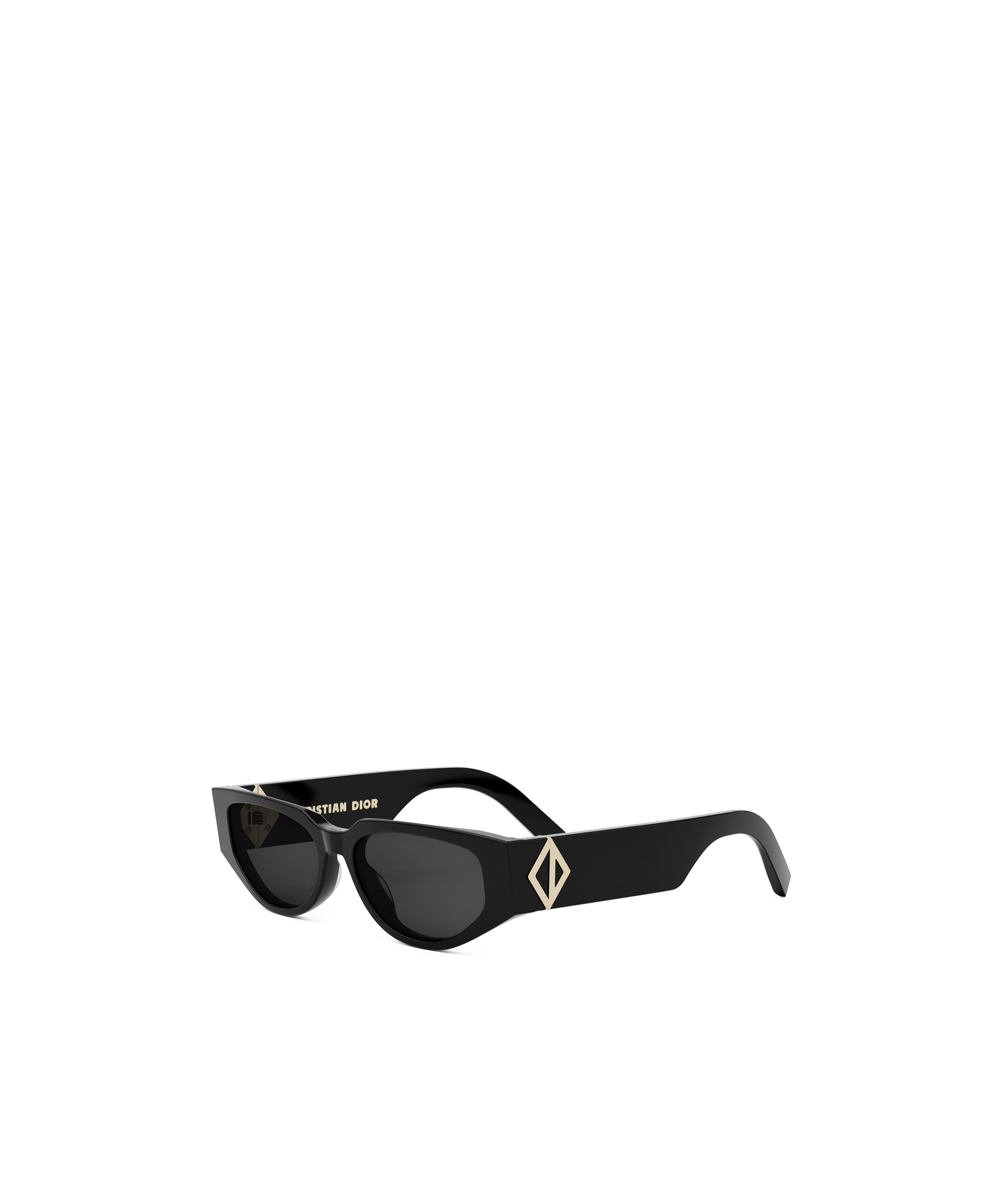 Dior Eyewear Irregular Frame Sunglasses In Black